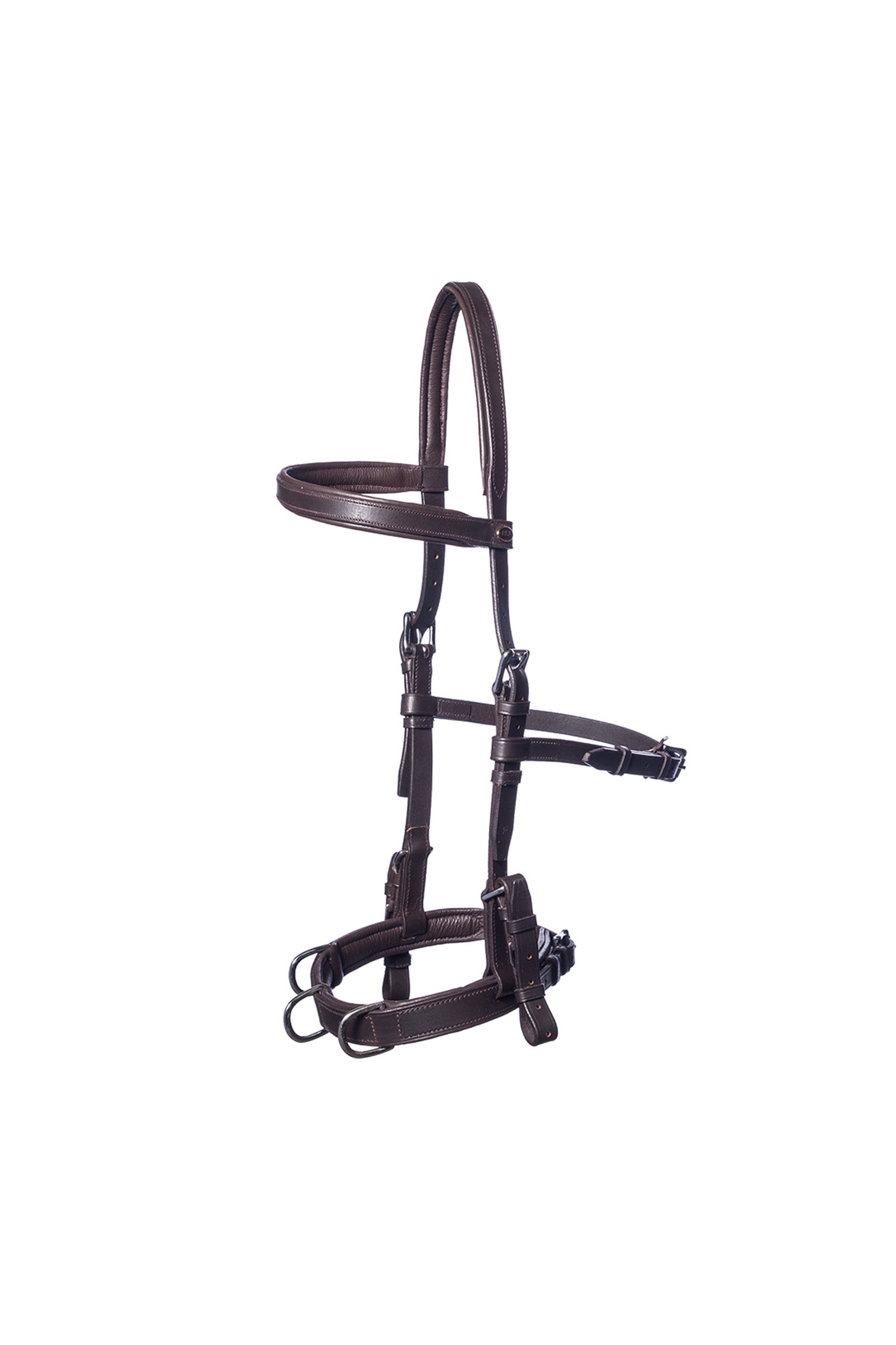 F.R.A. Freedom Riding Articles Baro Cavesson, Leather (Shire) Horse Training