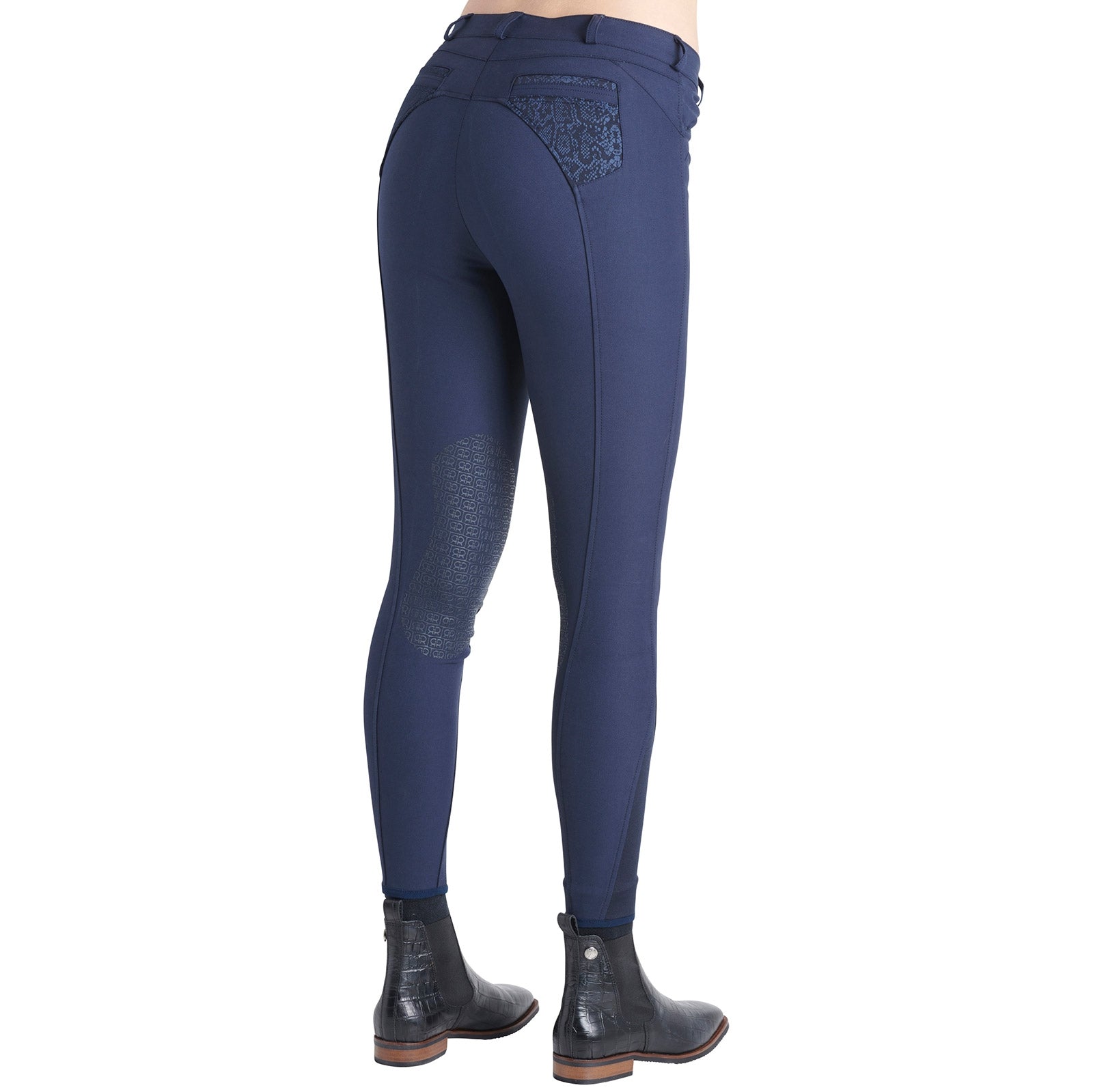 Rebel by Montar Rebel Alicia zamek błyskawiczny z wężowymi kieszeniami na kolanach dla kobiet Womens Breeches