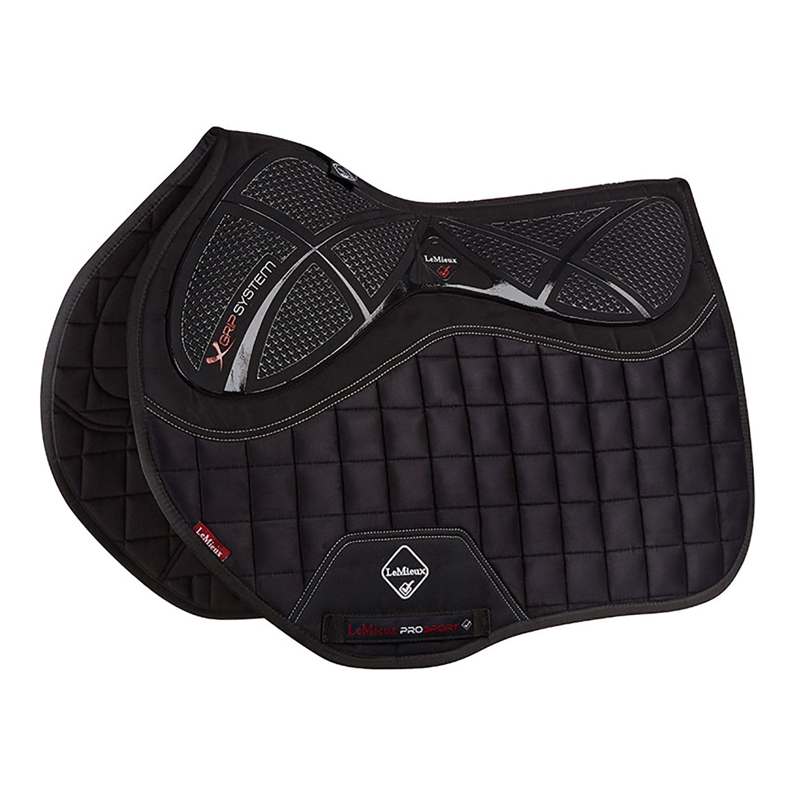 LeMieux X-Grip Silicone Eurojump Square Saddle Pads