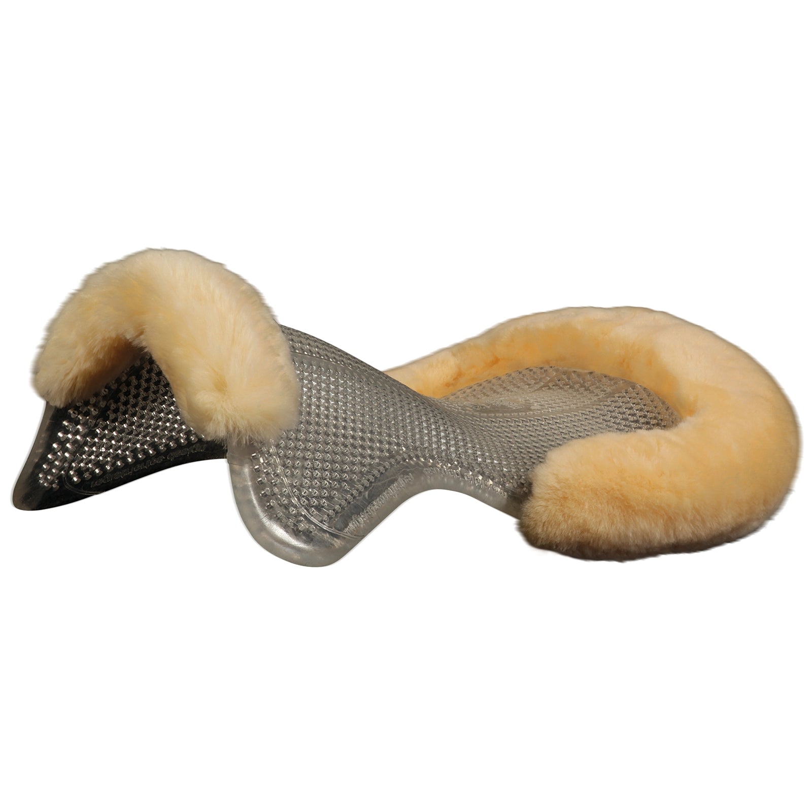 Acavallo Podkładka pod siodło żelowa z futrem owczym Theraputic Just Gel Pad Cut Out Sheepskin Czapraki