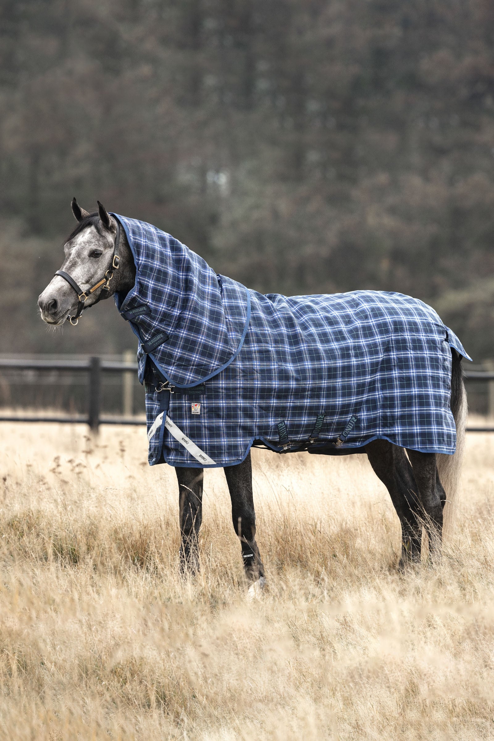Horseware Rhino Plus Vari-Layer derka padokowa z odpinaną częścią szyjną, 250 g Derki