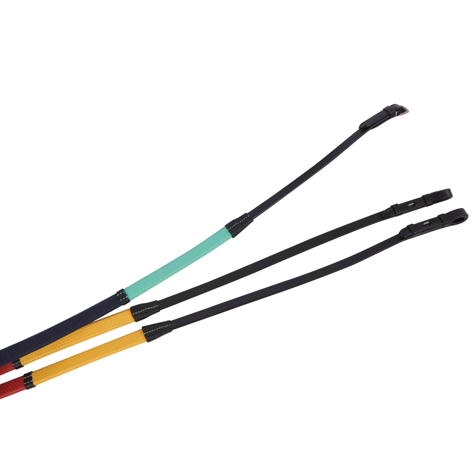 Kincade Tęczowe Gumowe Wodze Z Haczykami Ogłowia i wodze