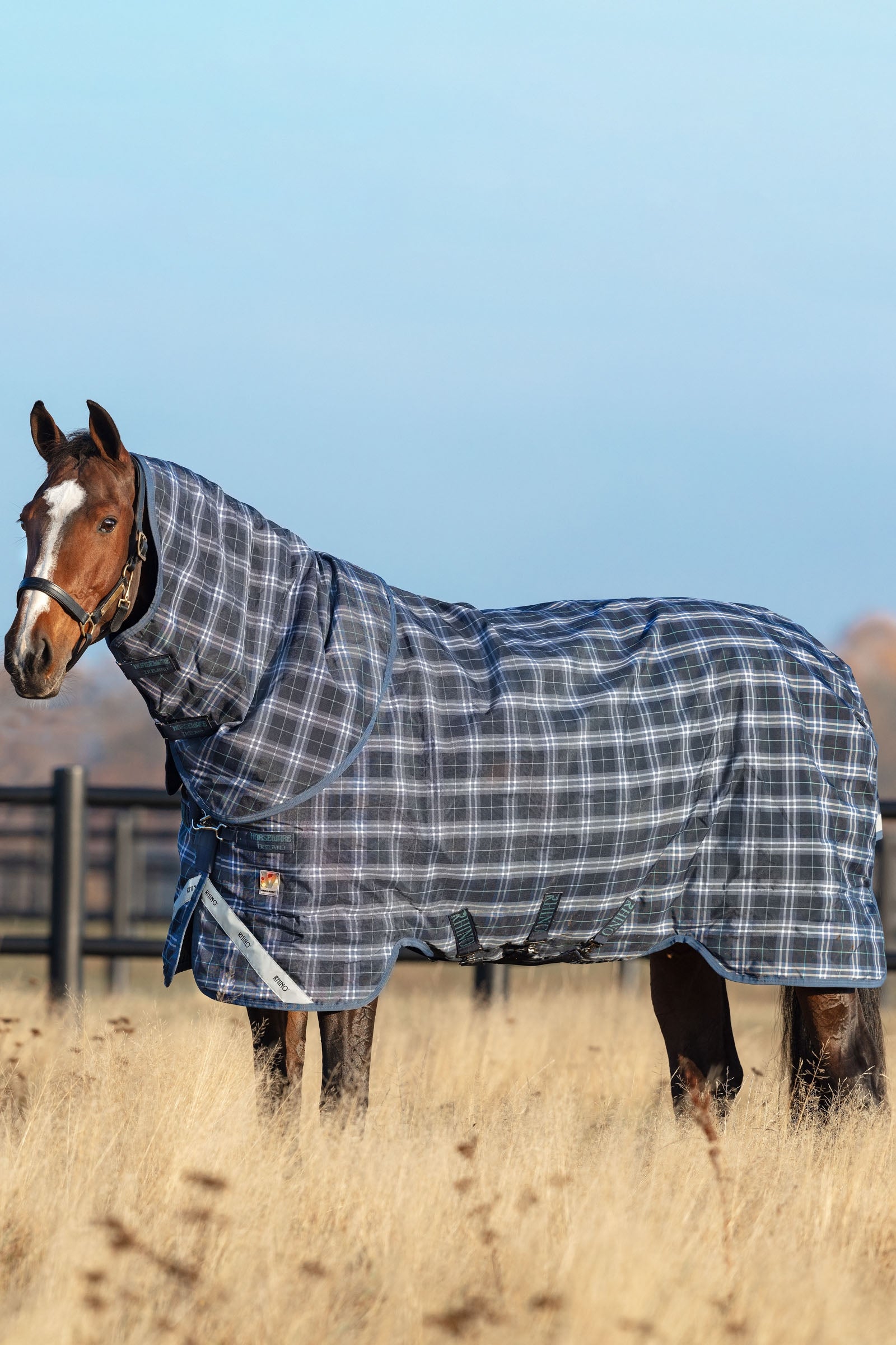 Horseware Derka padokowa Rhino Plus z odpinanym kapturem, 0g Derki