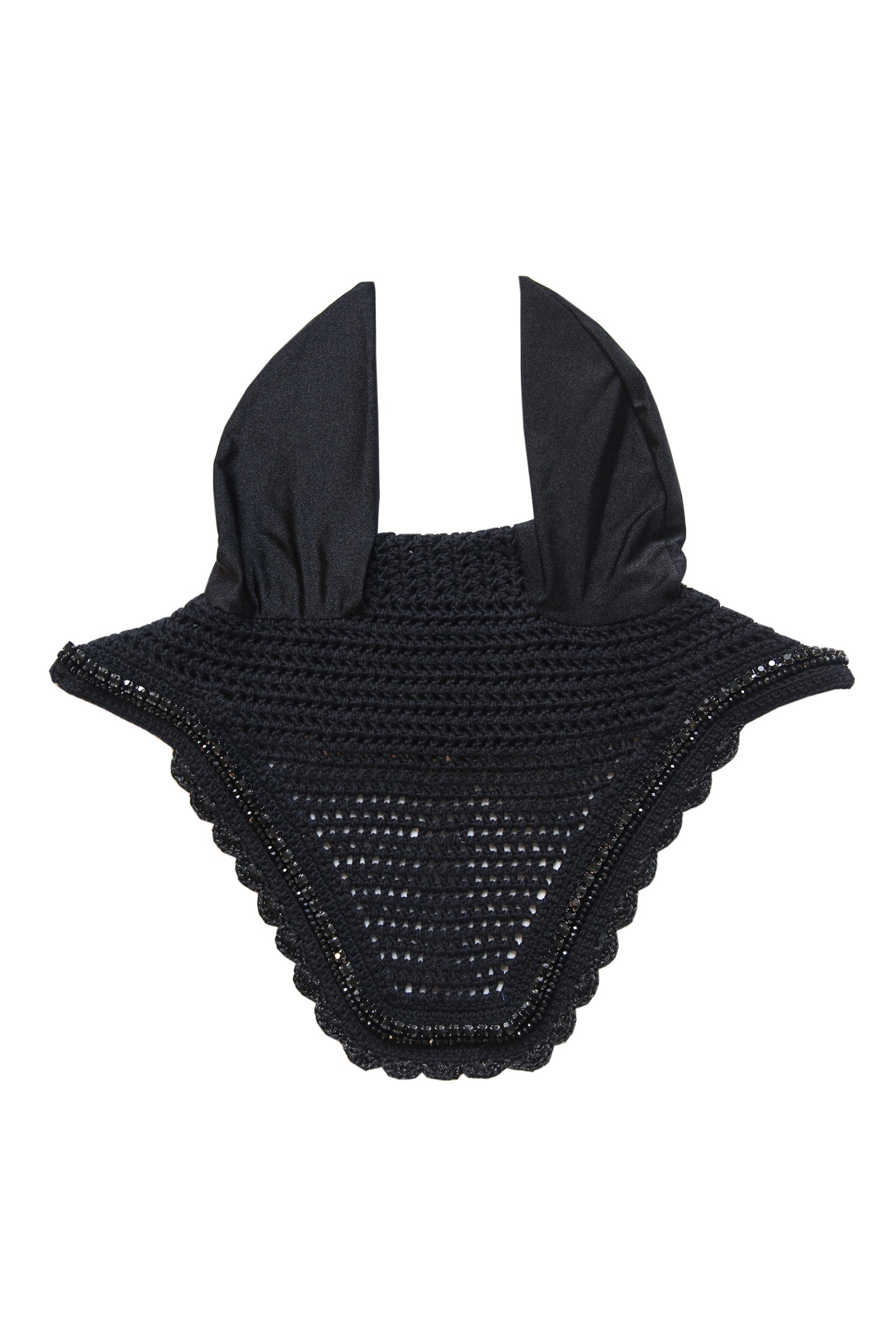 Kentucky Horsewear Nauszniki z cyrkoniami i perełkami Fly Veil Wellington Stone & Pearl Czapraki