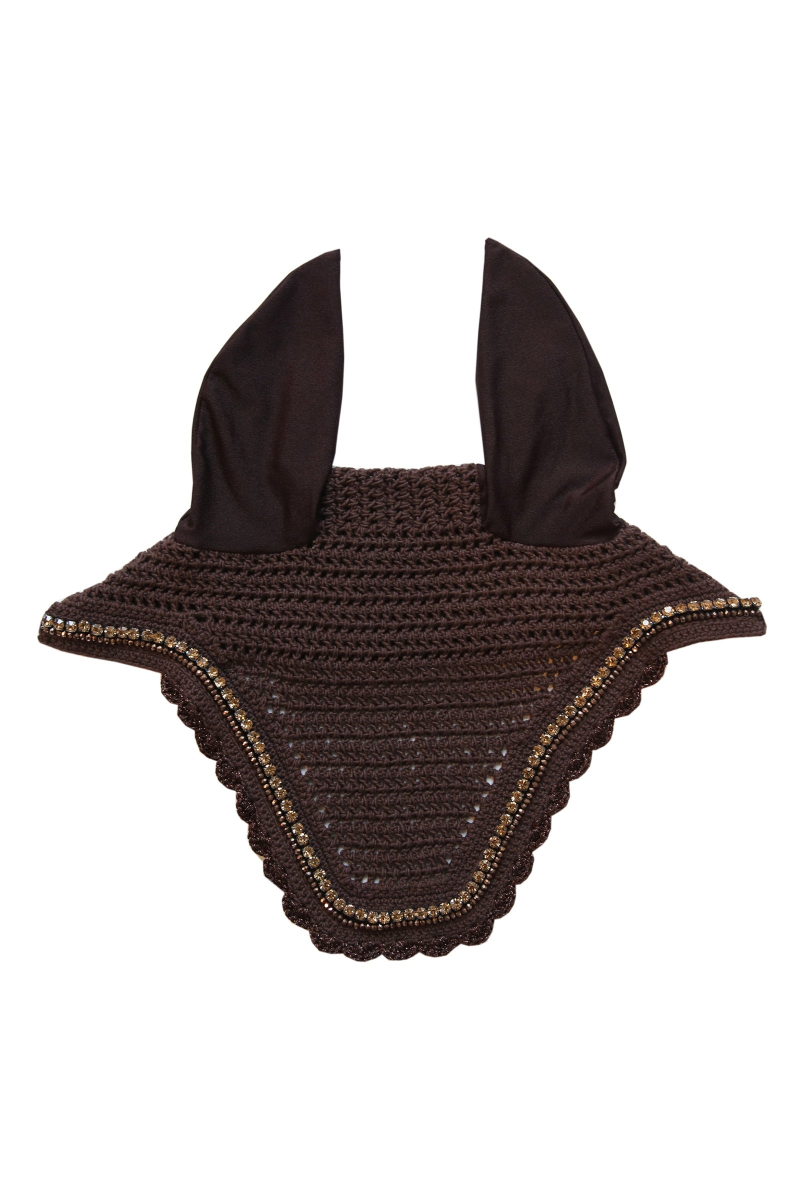Kentucky Horsewear Nauszniki z cyrkoniami i perełkami Fly Veil Wellington Stone & Pearl Czapraki