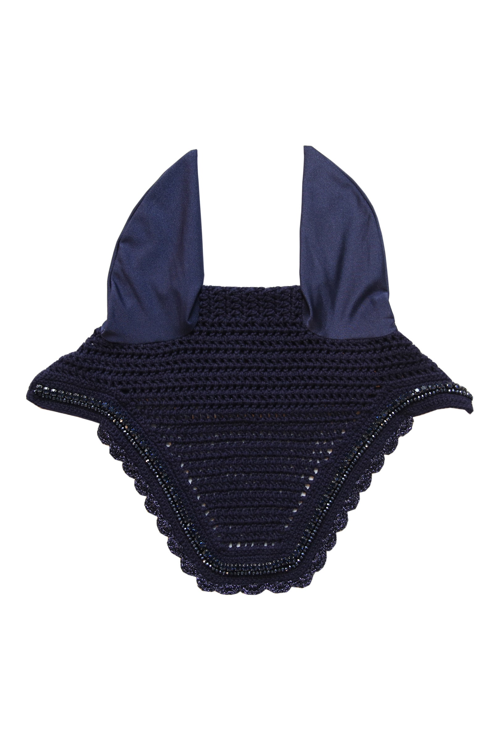 Kentucky Horsewear Nauszniki z cyrkoniami i perełkami Fly Veil Wellington Stone & Pearl Czapraki