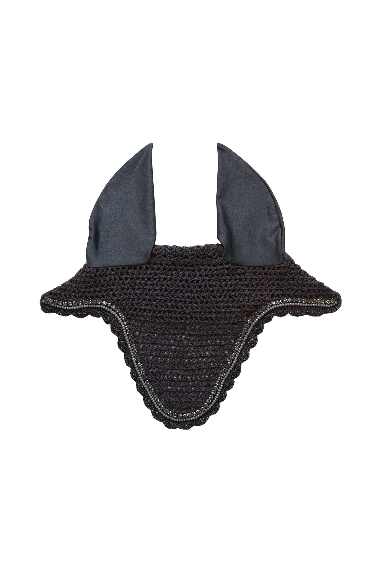 Kentucky Horsewear Nauszniki długie, wyciszające, z cyrkoniami i perełkami Fly Veil Long Stone & Pearl Soundless Czapraki