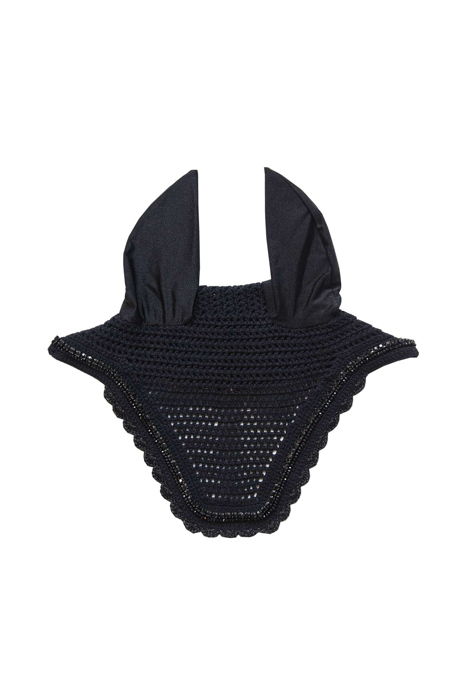 Kentucky Horsewear Nauszniki wyciszające, z cyrkoniami i perełkami Fly Veil Stone & Pearl Soundless Czapraki