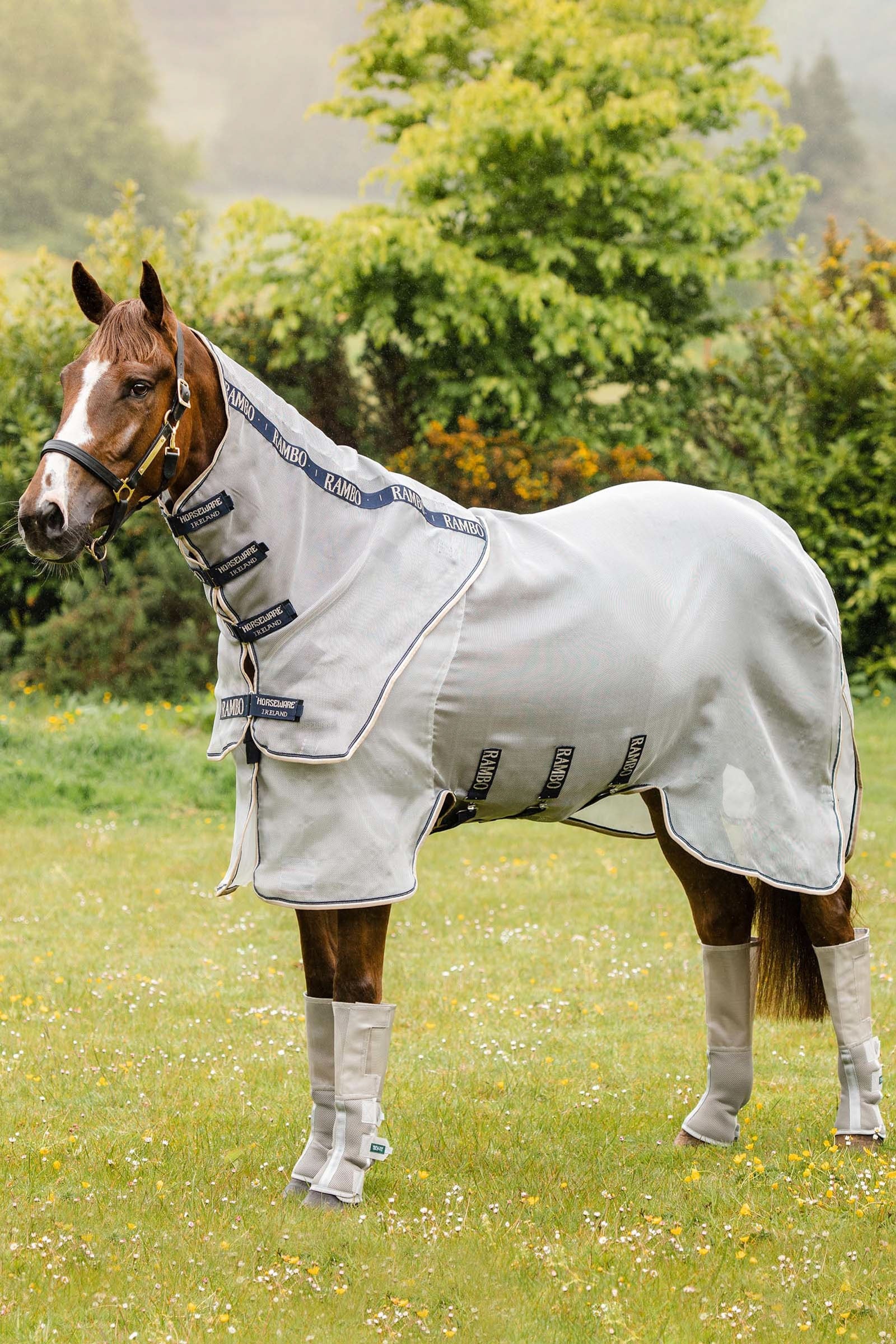 Horseware Rambo Protector derka przeciw owadom z odpinanym szyją Derki