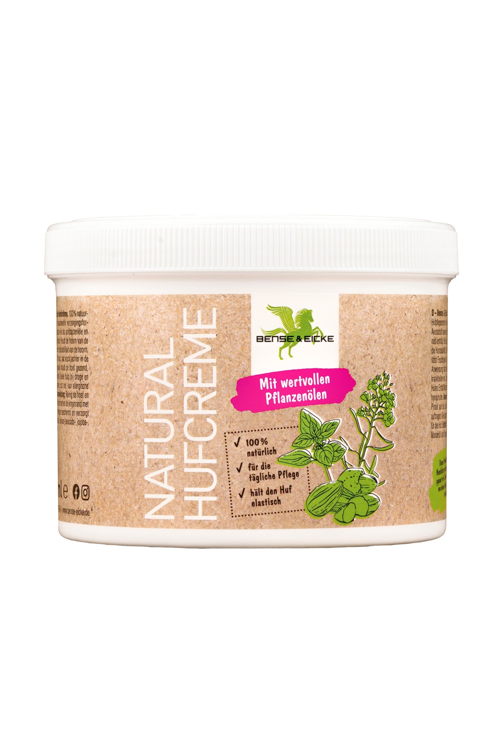 Bense & Eicke Naturalny krem do kopyt, 500ml Zdrowie