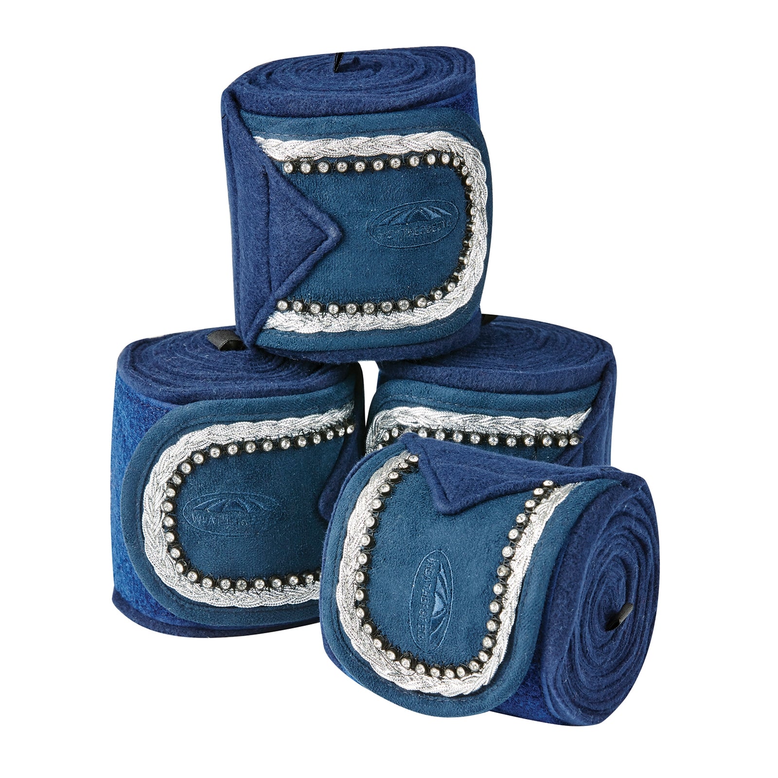 Weatherbeeta Owijki polarowe Fleece Bling 3.5m (4szt./zestaw) Leg & Hoof Protection
