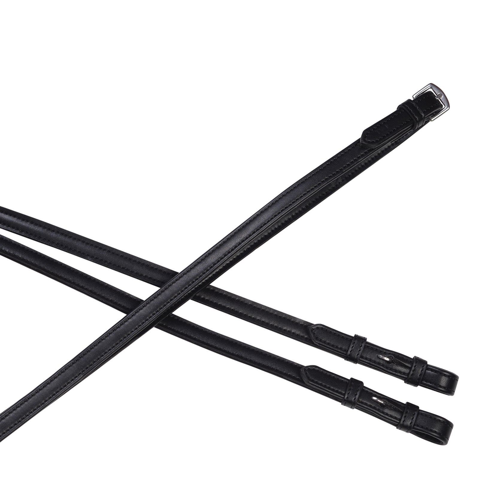 Collegiate Wodze gładkie, płaskie Syntovia+ 137 cm Ogłowia i wodze