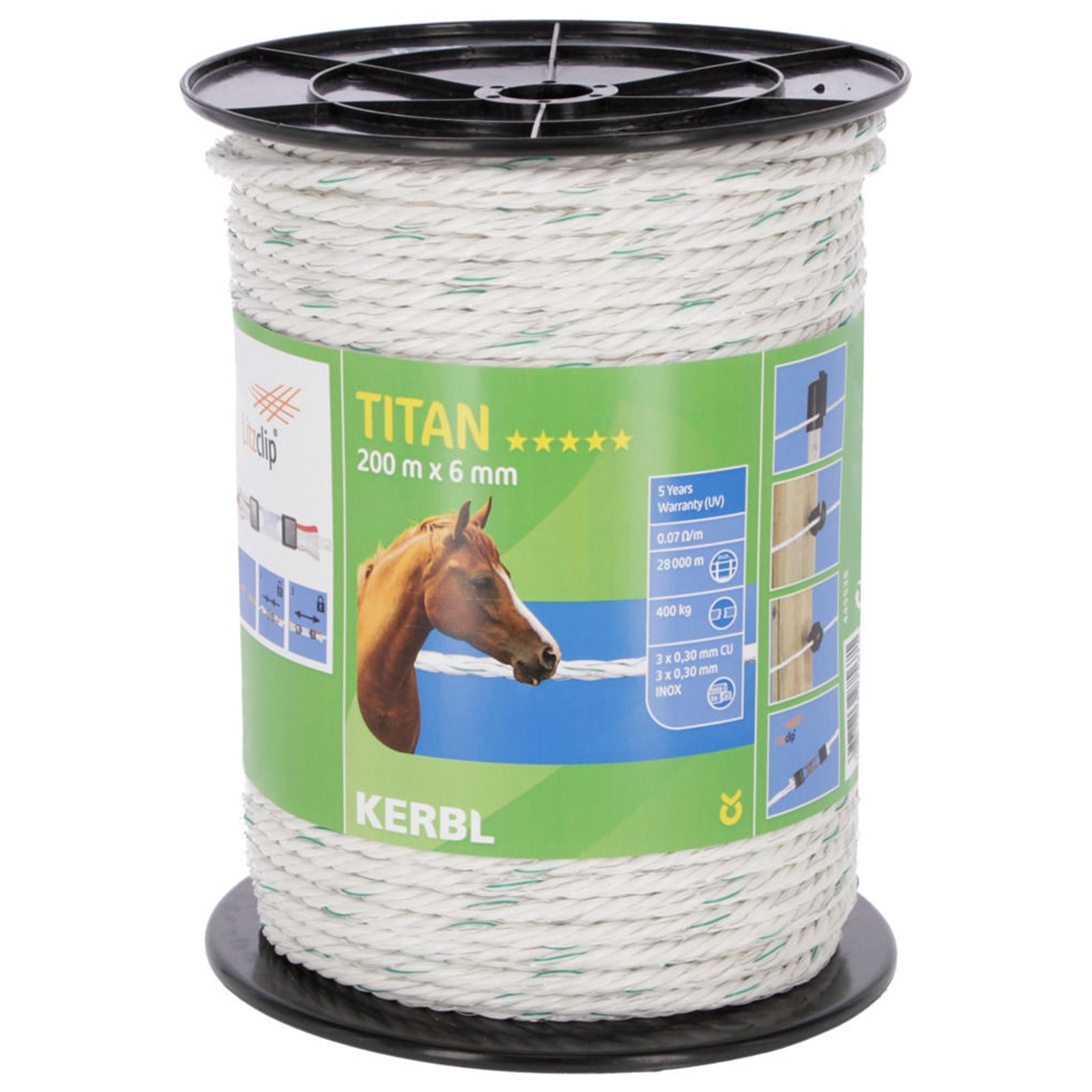 Farm Patrol Linka do pastucha elektrycznego Kerbl Titan (200m) Ogrodzenia elektryczne i wyposażenie