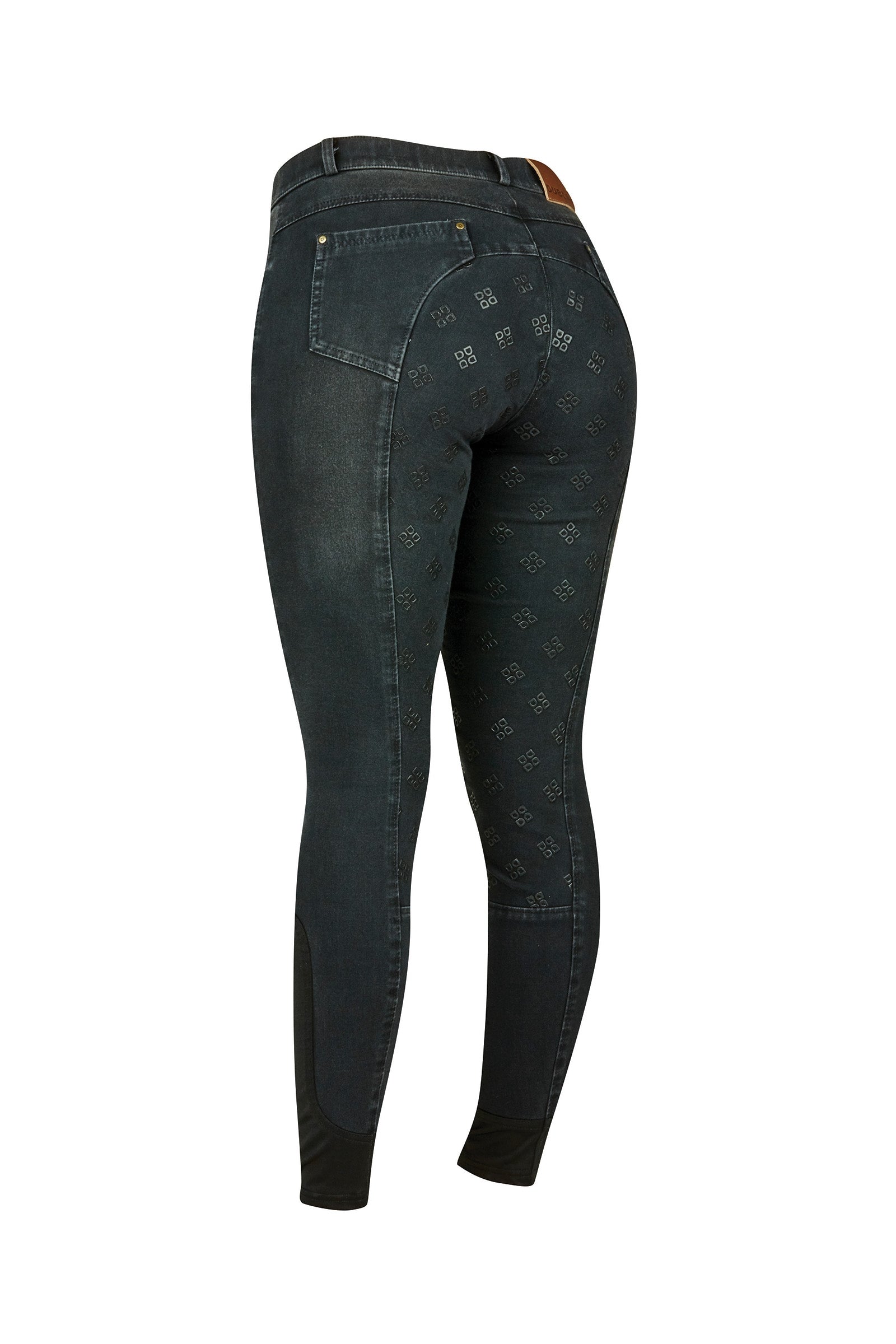 Dublin Shona Damskie bryczesy denimowe z pełnym lejem silikonowym Womens Breeches