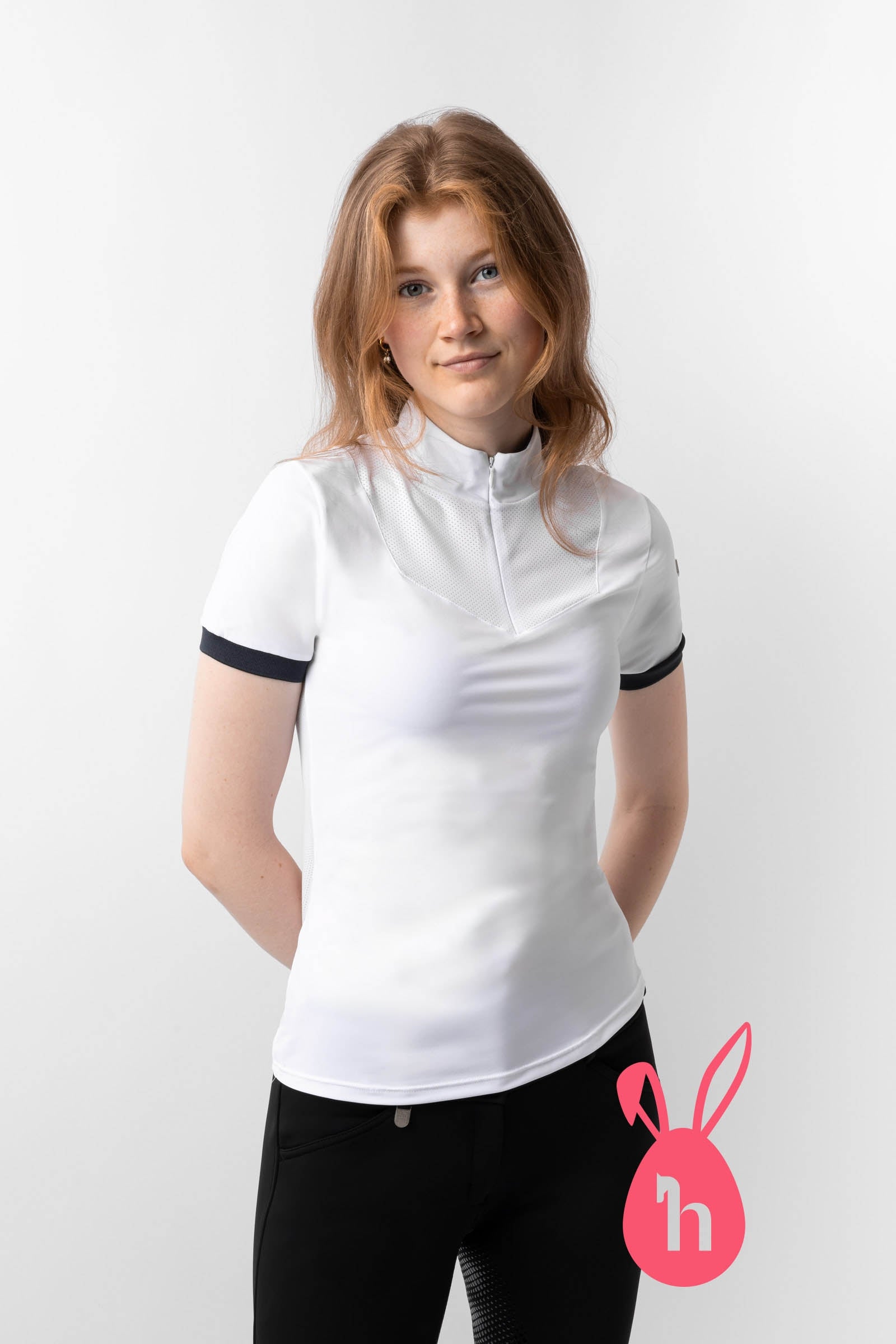 Horze Koszulka konkursowa damska Taylor Odzież jeździecka damska