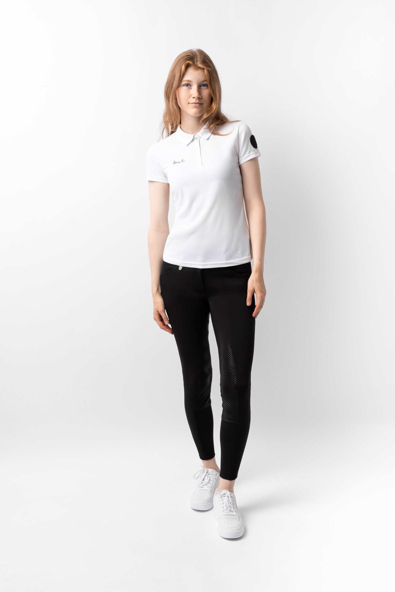 Horze Denise Women's Functional Short Sleeve Polo Shirt Women’s Riding Clothing