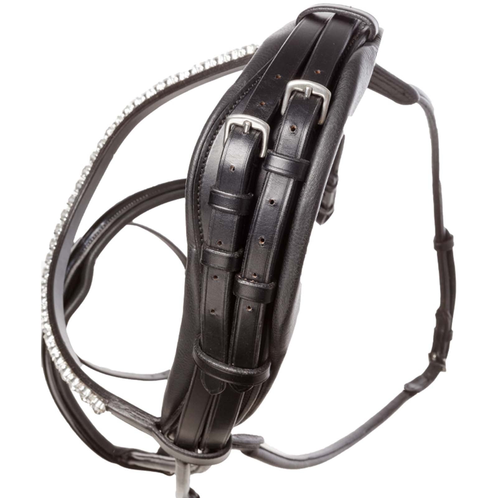 Kavalkade Florina Patent Leather Bridle With Crank Noseband Bridles & Reins