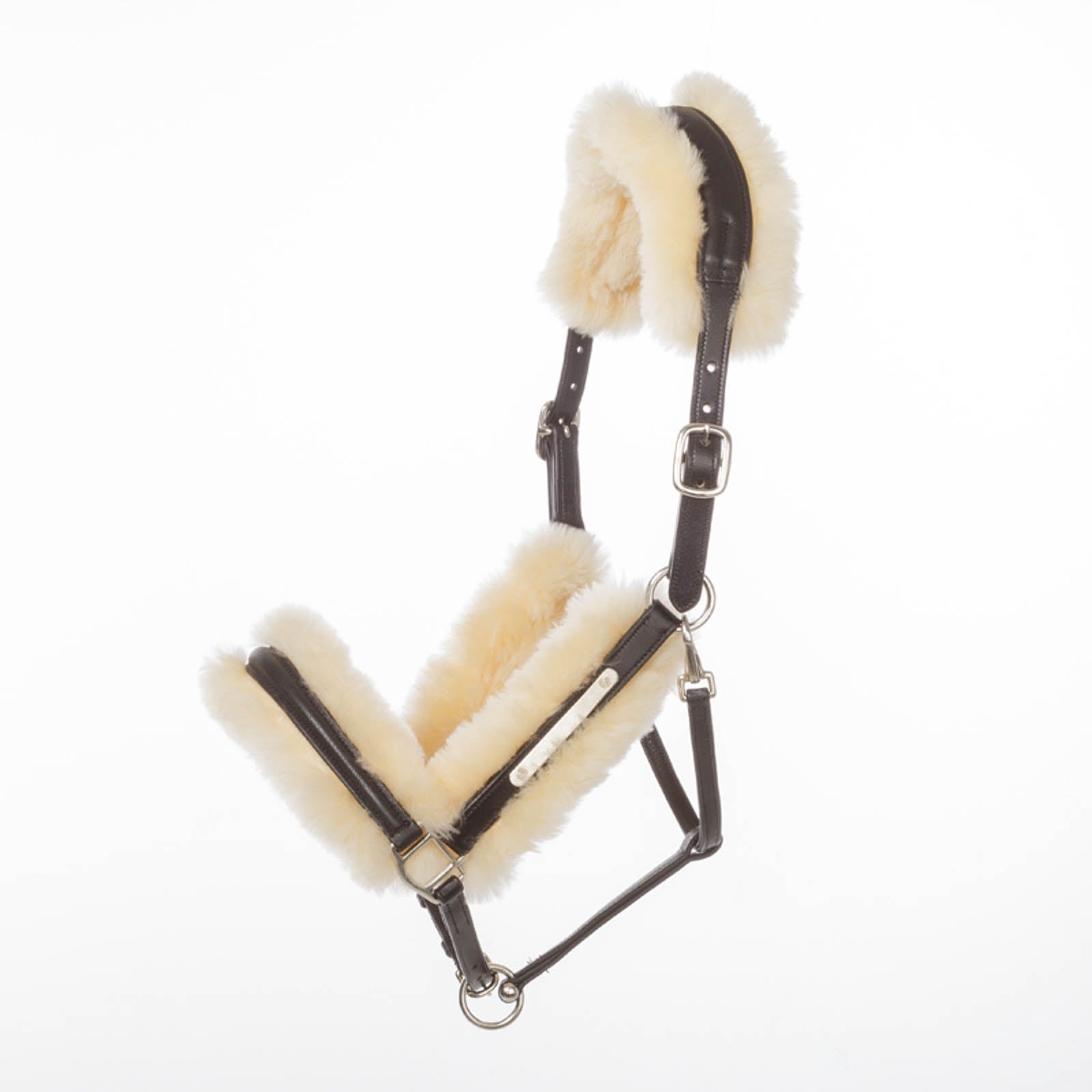 Kavalkade Marvellous Leather Halter with Sheepskin Halters & Leads