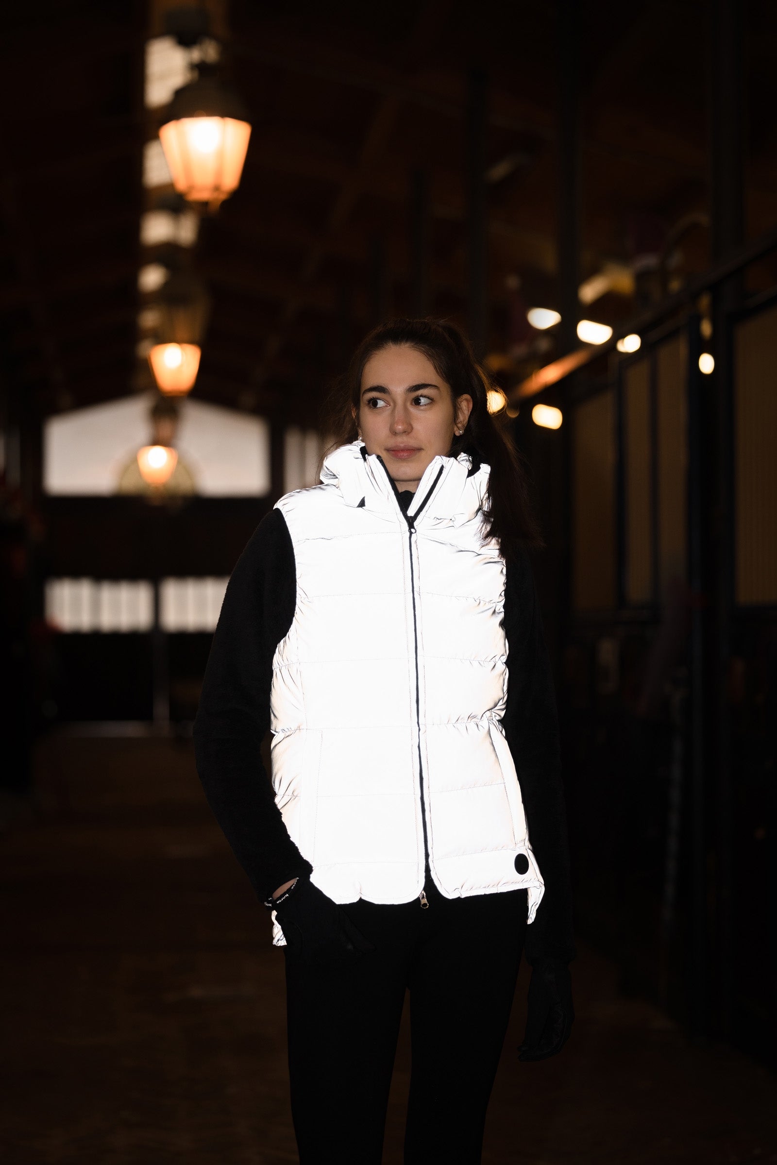 Horze Women's Reflective Padded Riding Vest Women’s Riding Clothing