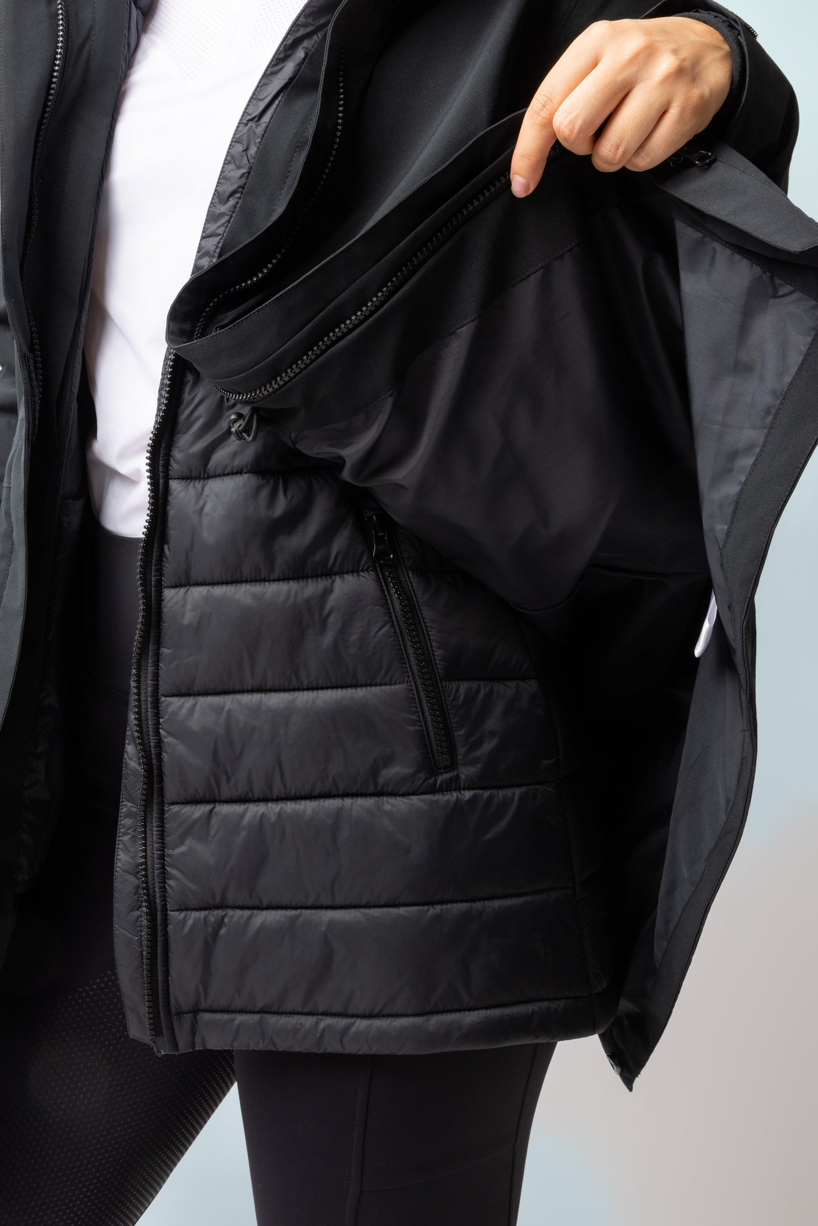 Horze Isabella Women's 3-in-1 Padded Parka Riding Jacket Women’s Riding Clothing