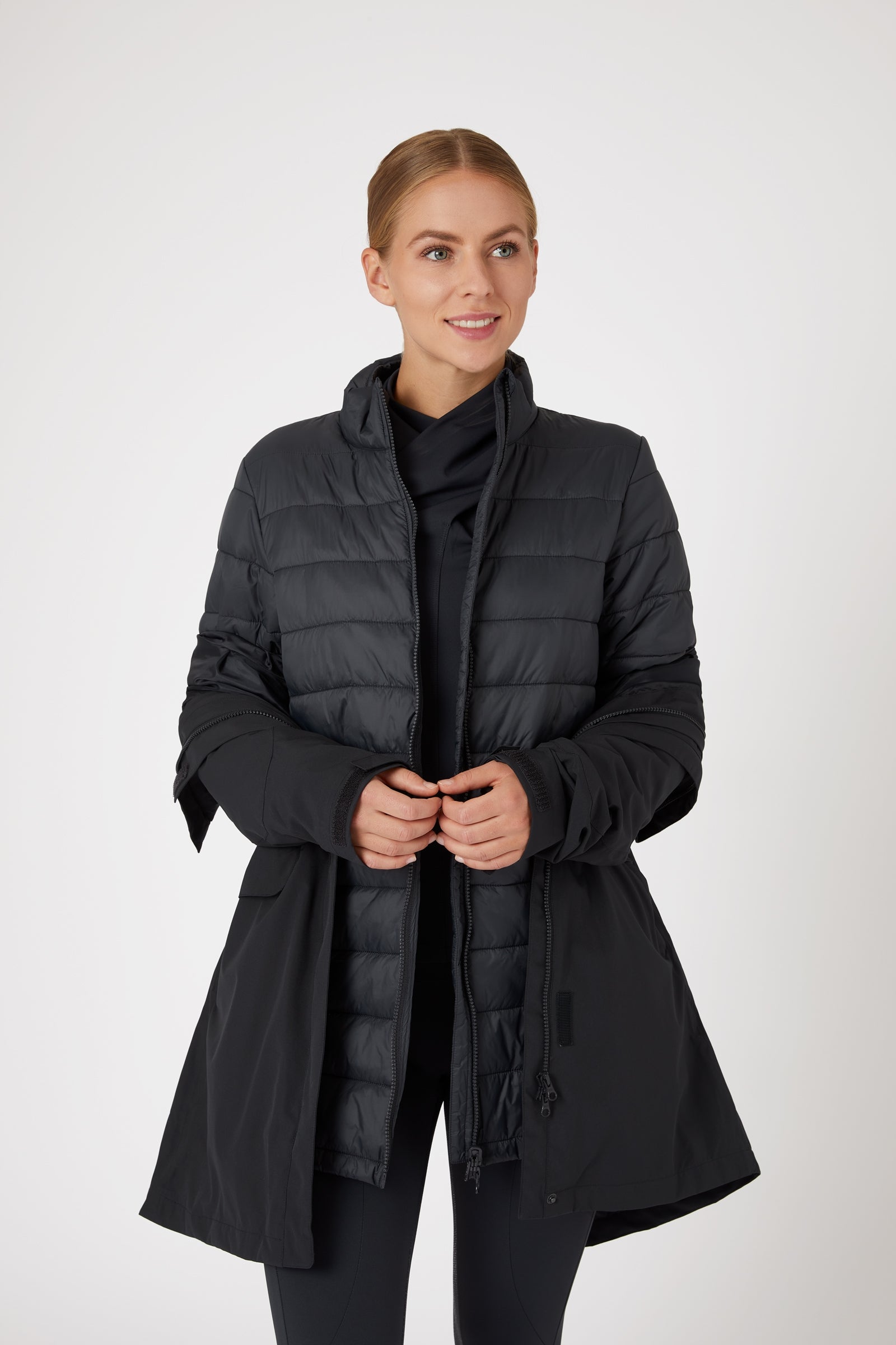 Horze Isabella Women's 3-in-1 Padded Parka Riding Jacket Women’s Riding Clothing