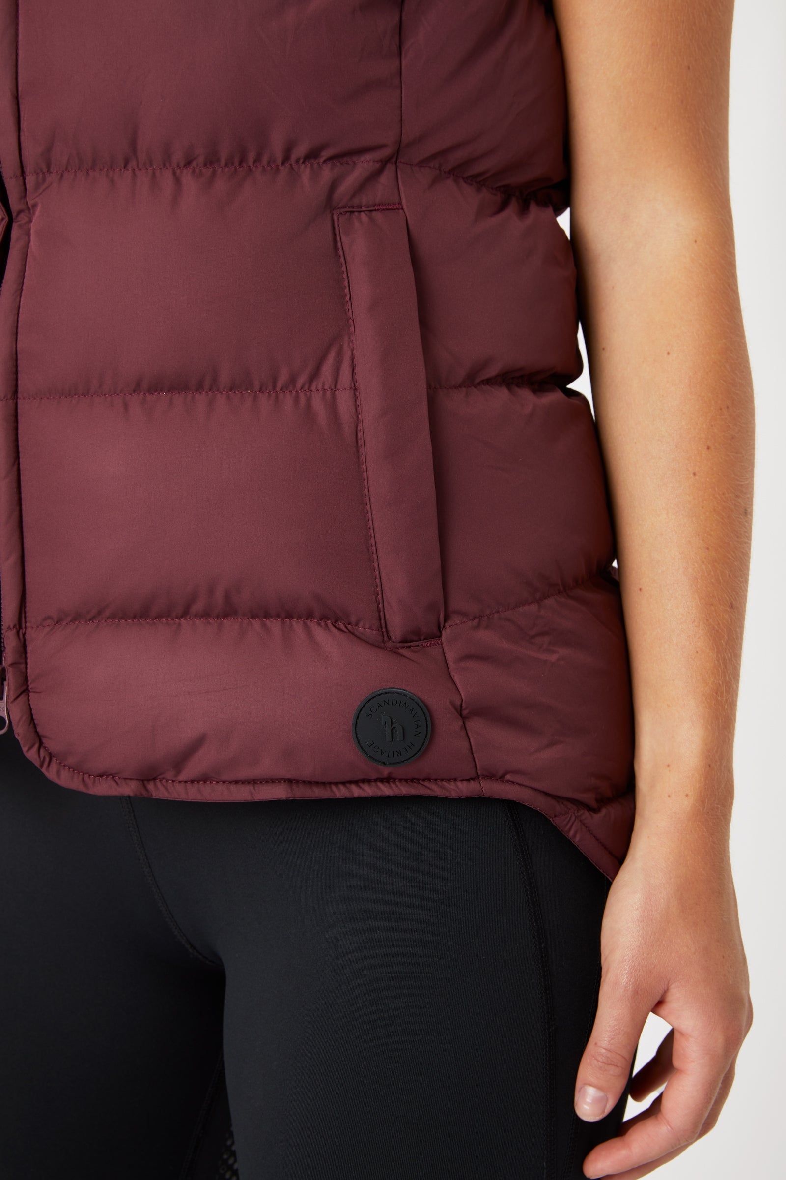 Horze Callie Women's Padded Riding Riding Vest with Hood Women’s Riding Clothing