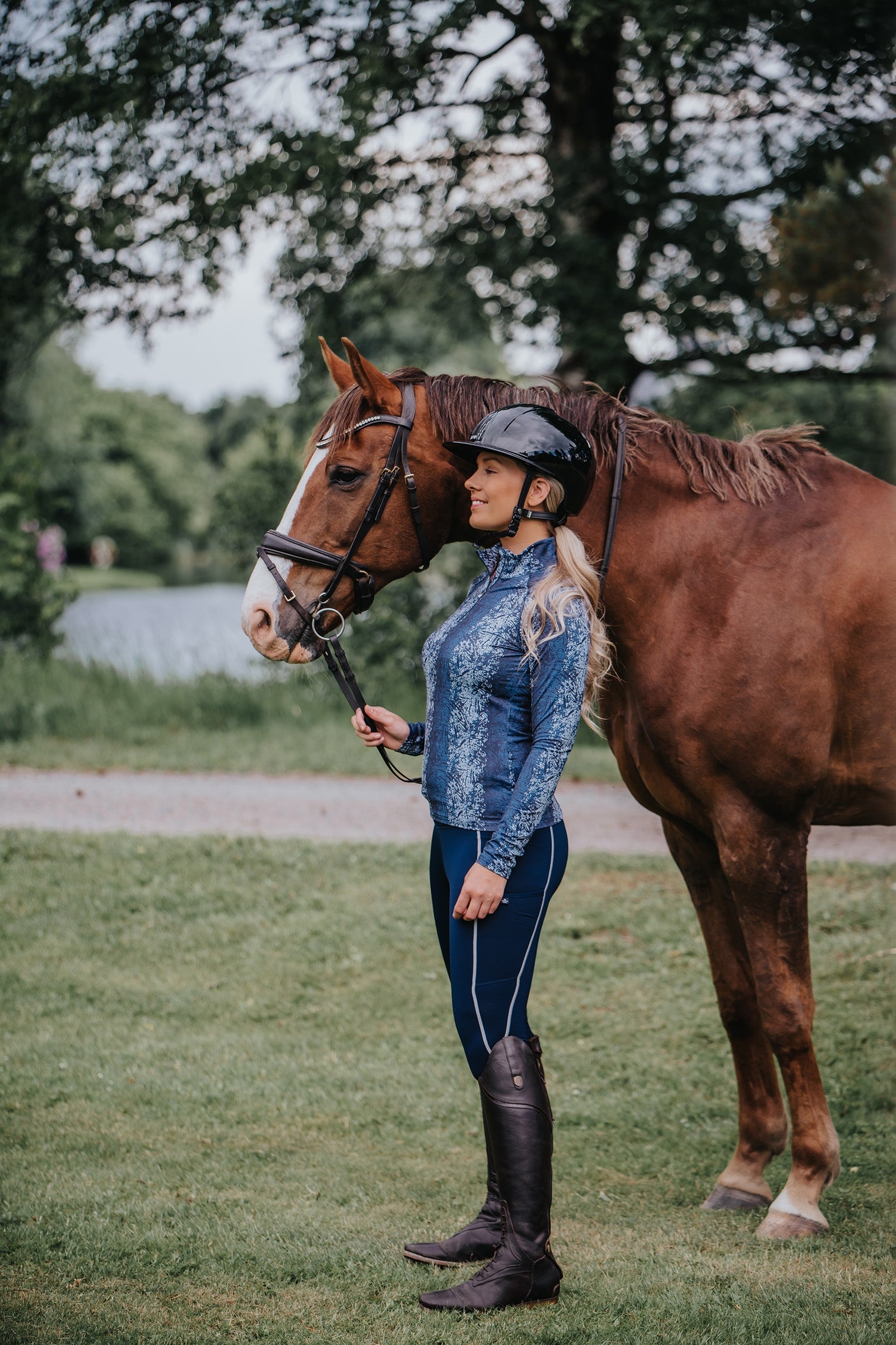 Mountain Horse Jade Kids' Full Grip  Tech Riding Tights Kids Apparel