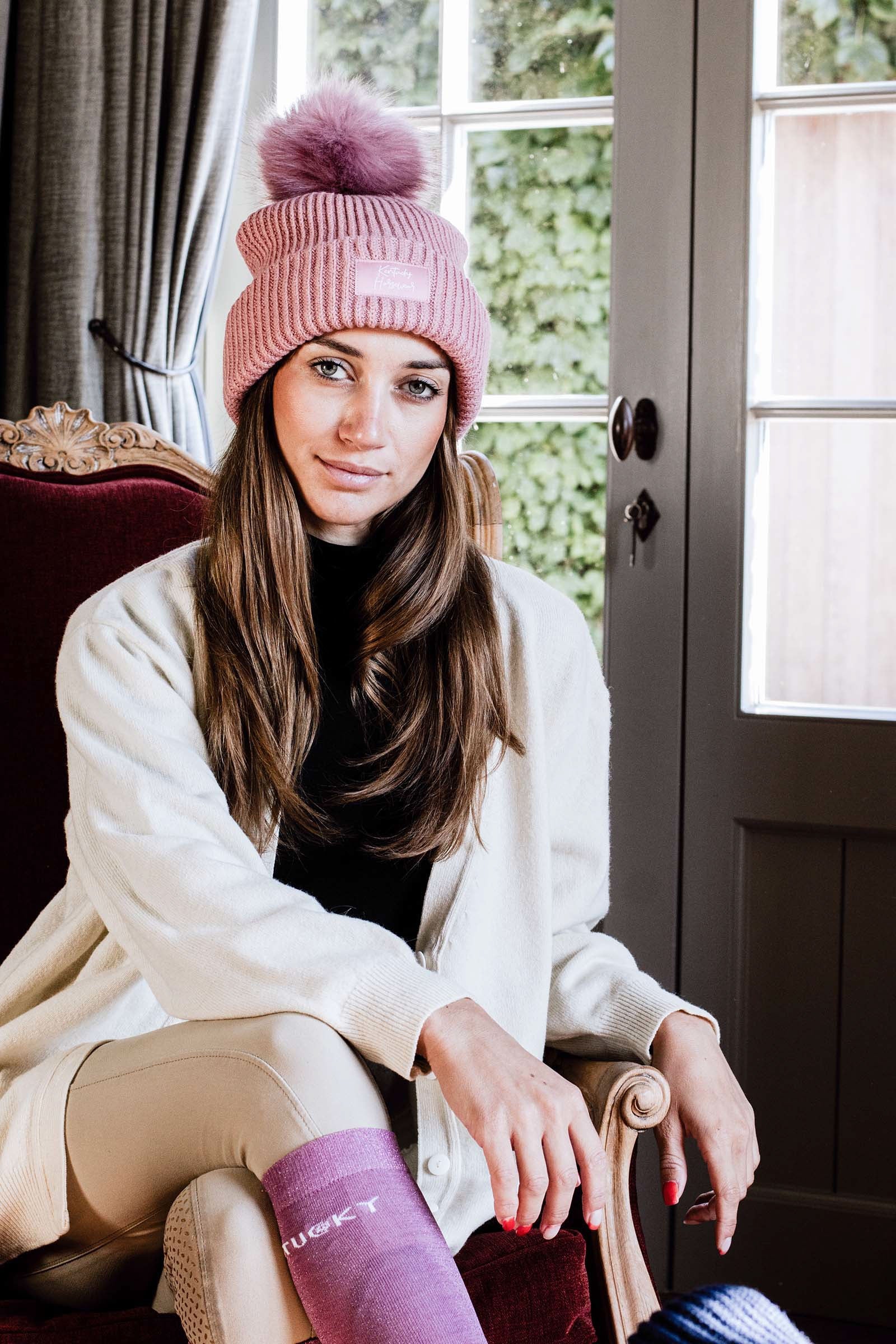 Kentucky Horsewear Czapka z pomponem Akcesoria