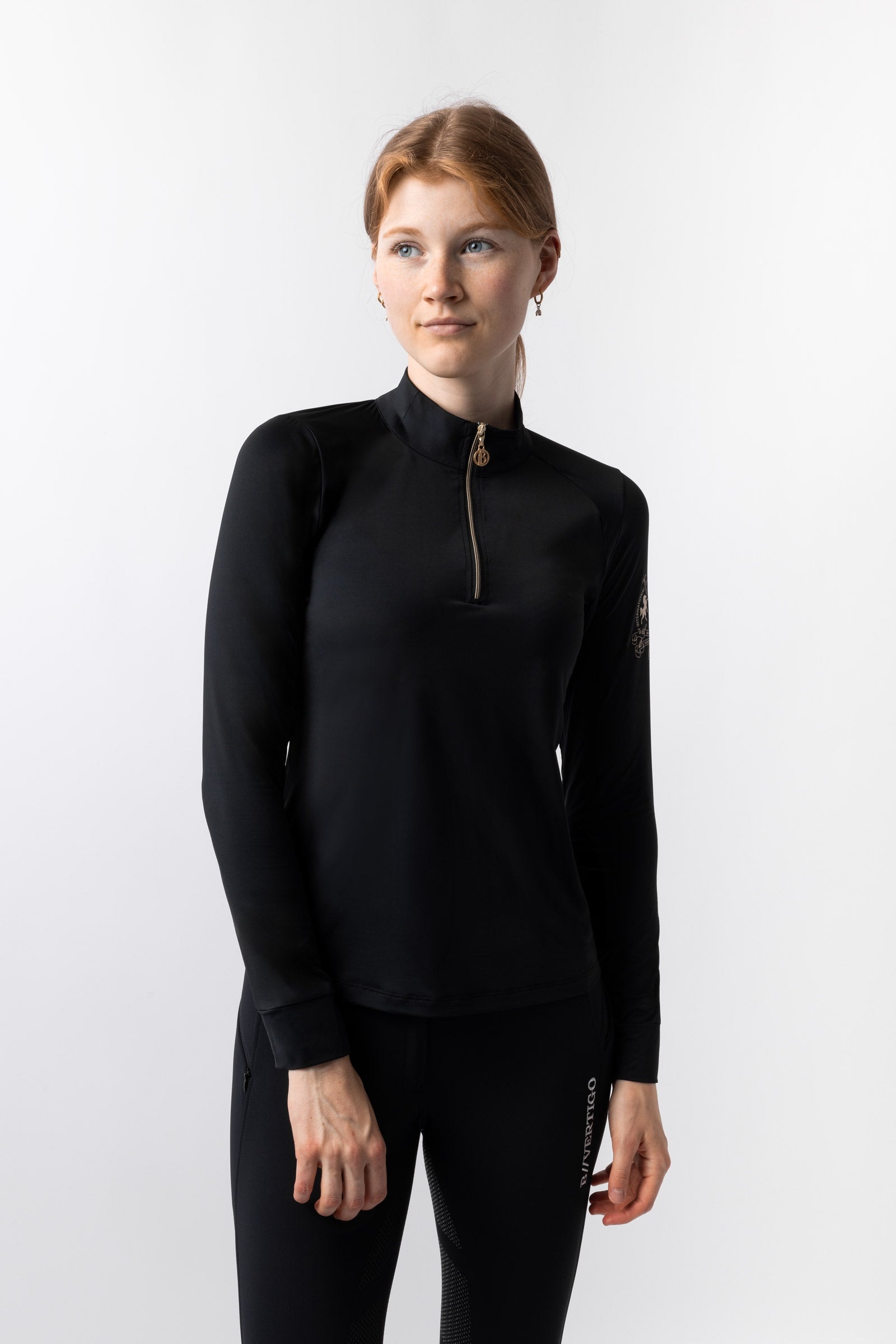 B Vertigo Sidney damska koszulka treningowa, UPF 40+ Odzież jeździecka damska