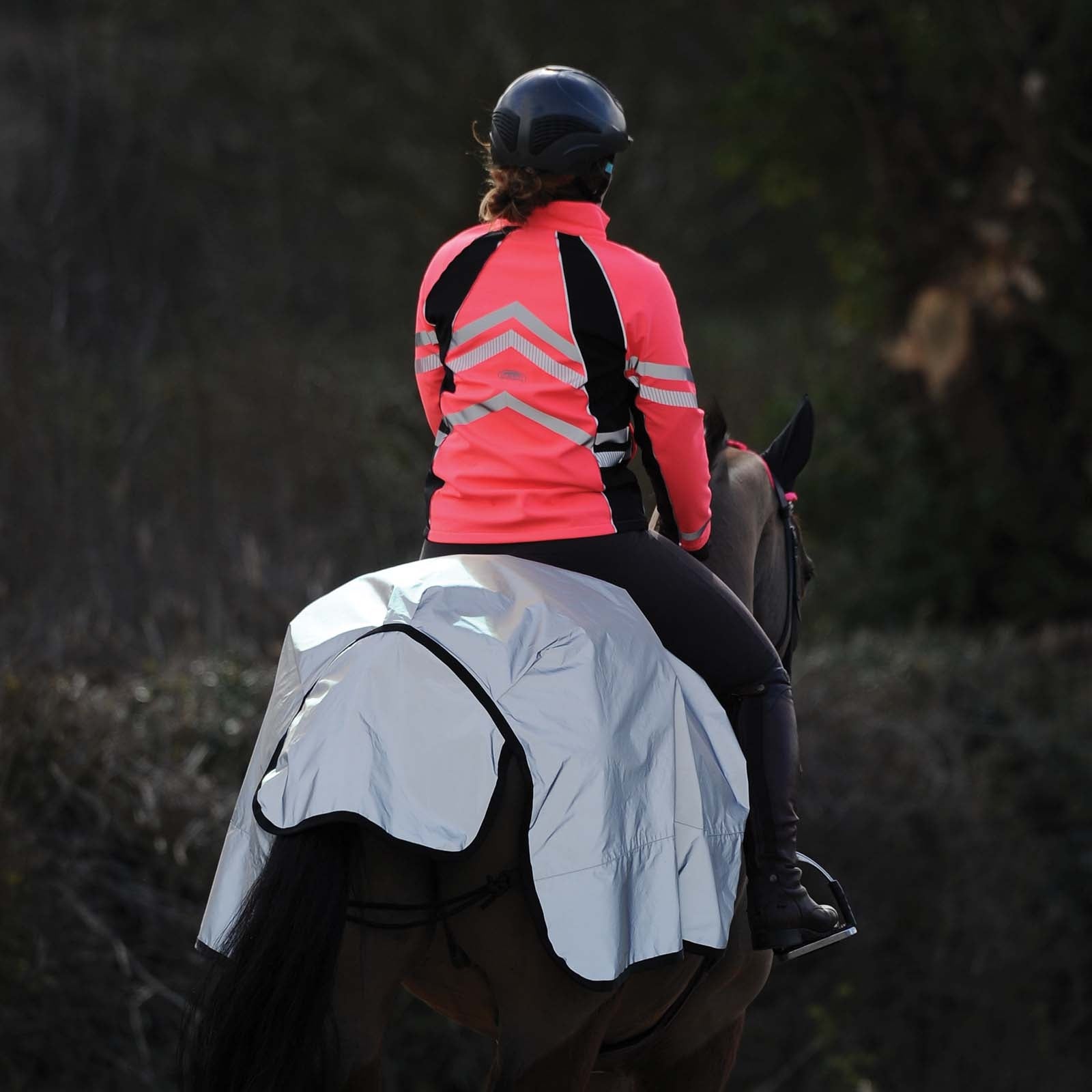 Weatherbeeta Reflective Wrap Around Exercise Sheet Horse Rugs