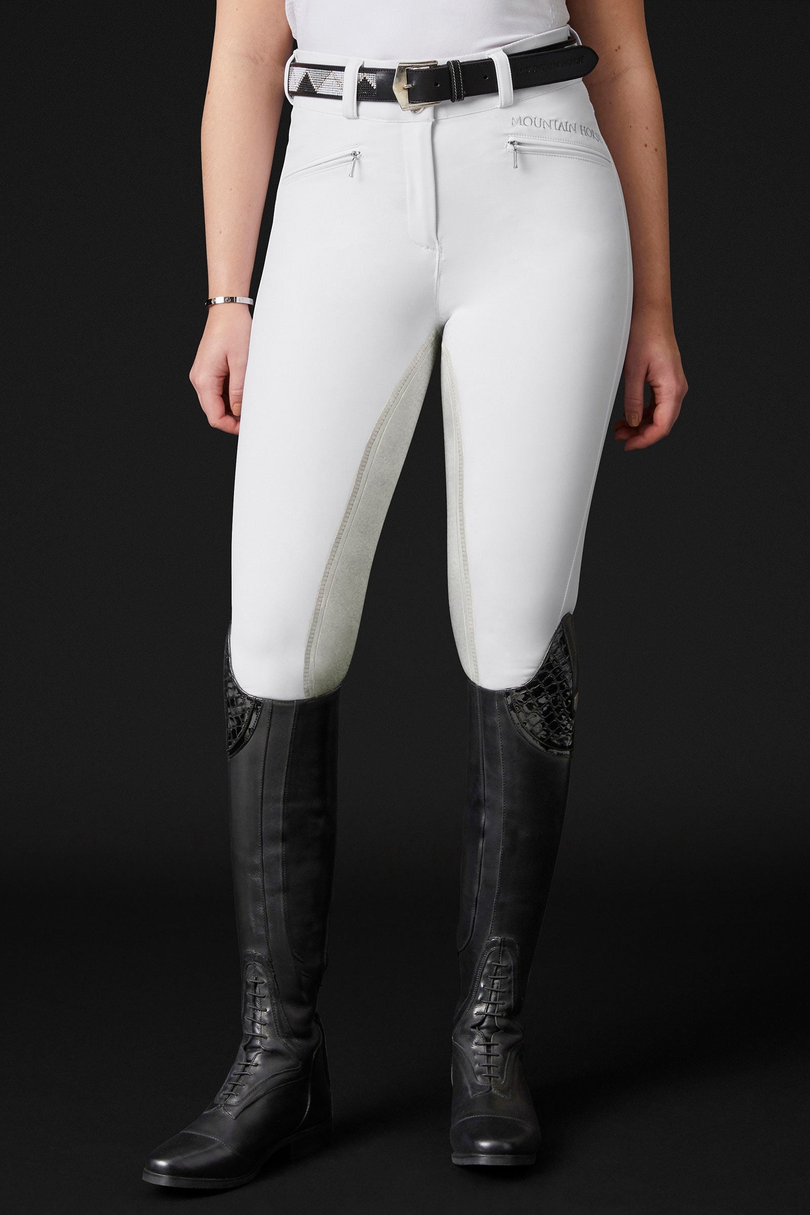 Mountain Horse Diana Women's Breeches With Imitation Leather Full Seat Womens Breeches