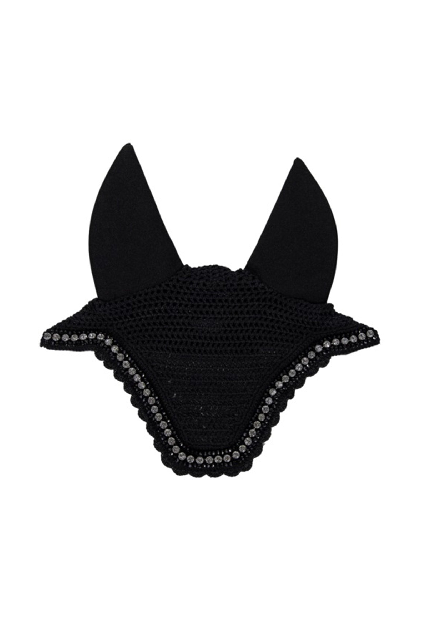 Kentucky Horsewear Wellington Soundless Nauszniki wykończone dużymi kryształkami Ochrona koni przed owadami