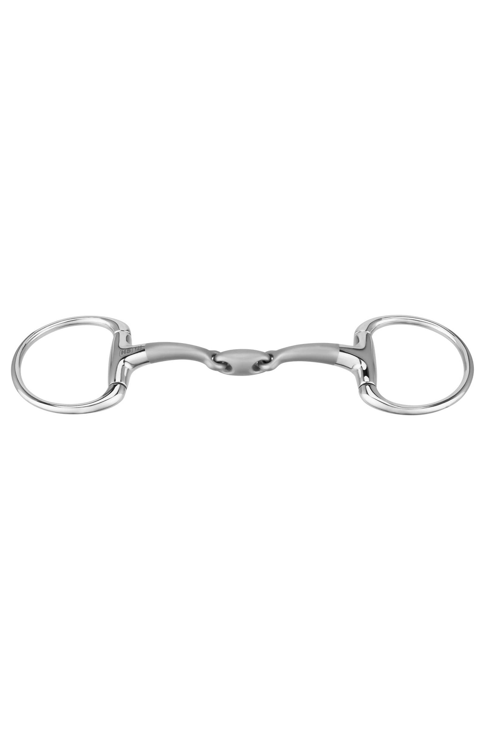 Sprenger Satinox Podwójnie łamane wędzidło oliwkowe Eggbut, 14mm Wędzidła