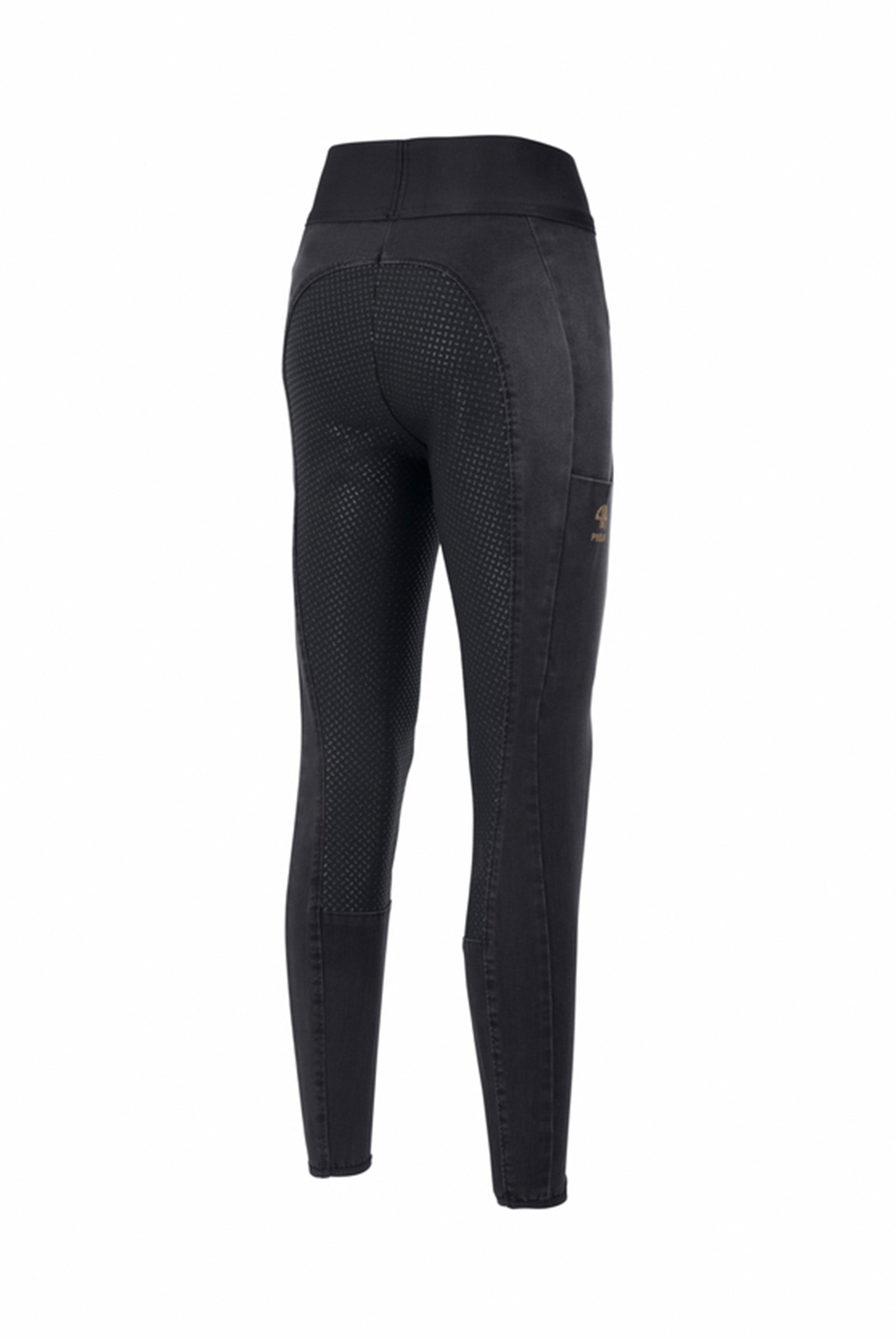Pikeur Rosa Damskie denimowe legginsy jeździeckie z pełnym lejem Womens Breeches