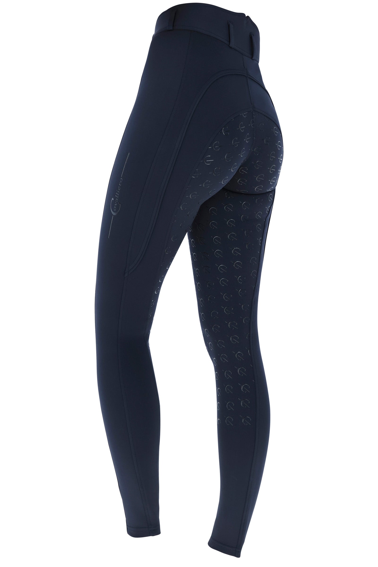 Horze Gillian Women's Riding Tights – Full Seat Khaki Green – horze