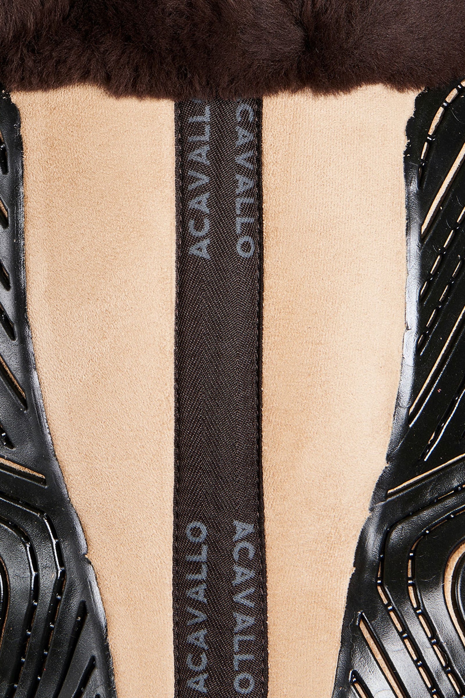 Acavallo Close Contact Gel & Memory Foam Half Pad with Sheepskin Saddle Pads