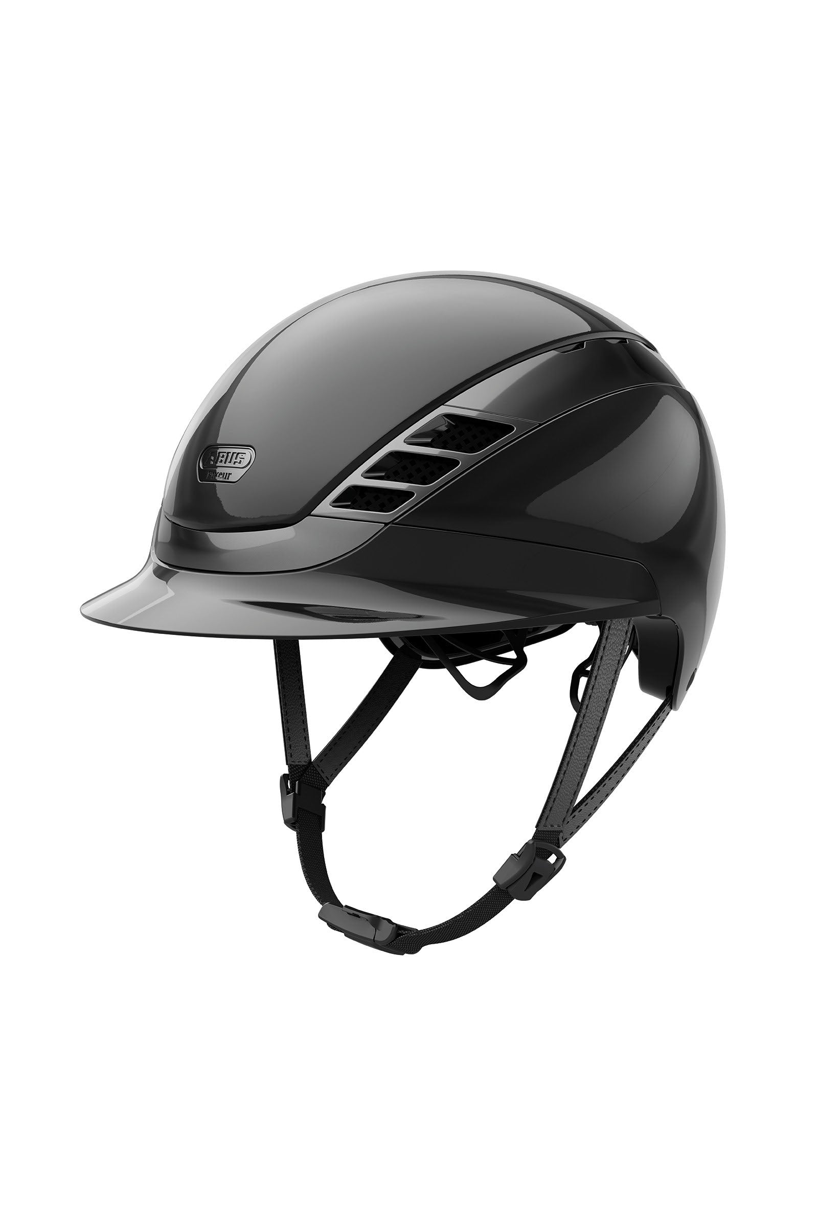 Abus Pikeur AirLuxe Chrome Kask jeździecki Kaski i kamizelki jeździeckie