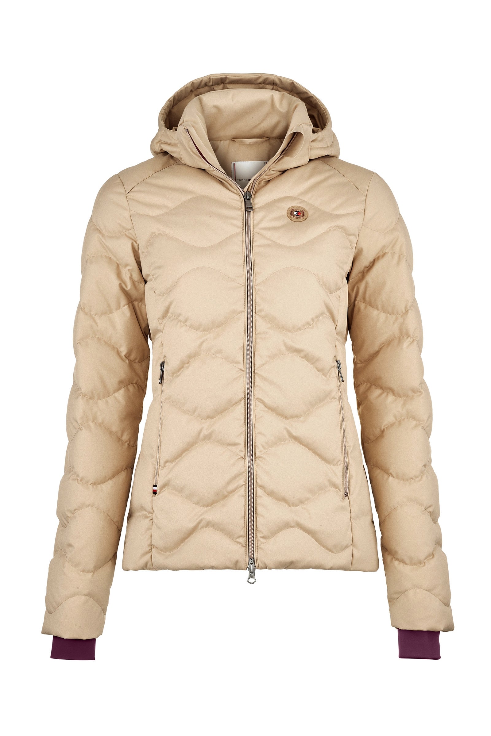 Tommy Hilfiger Equestrian Damska kurtka puchowa o średniej wadze Odzież jeździecka damska