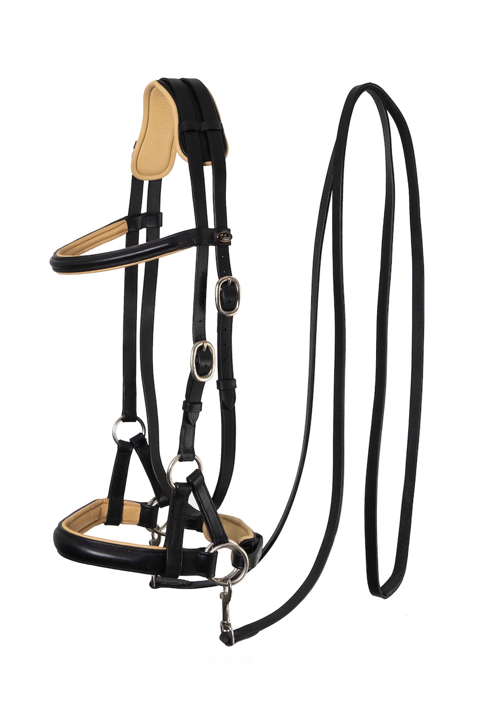 F.R.A. Freedom Riding Articles pardoes de luxe Sidepull (System 3) Shire Ogłowia i wodze