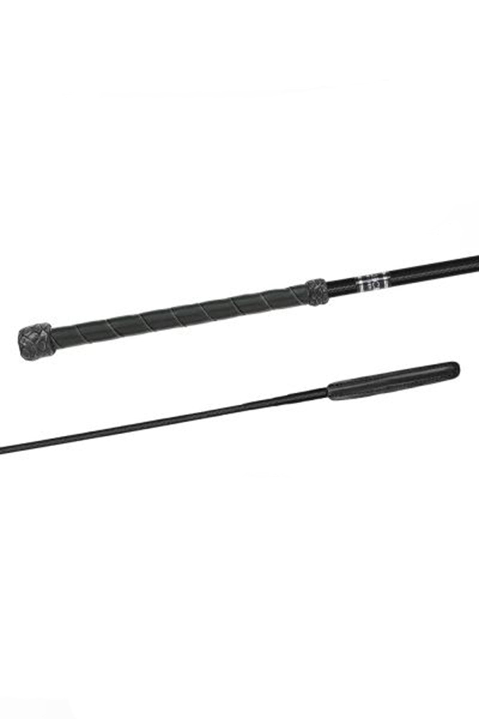 Fleck Dressage Whip with Slim Leather Handle & Leather Flap Baty i palcaty