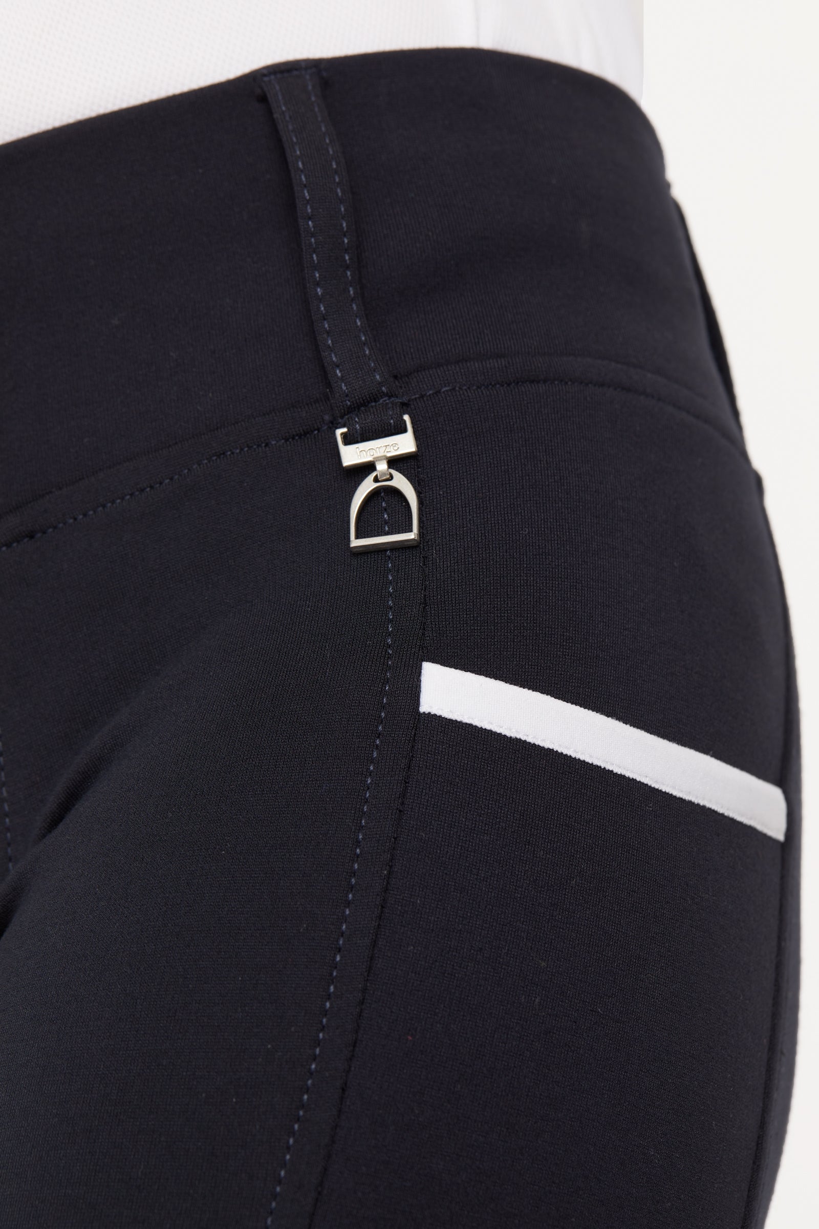 Horze Lucinda Kids High Waist Silicone Full Seat Tights Kids Apparel