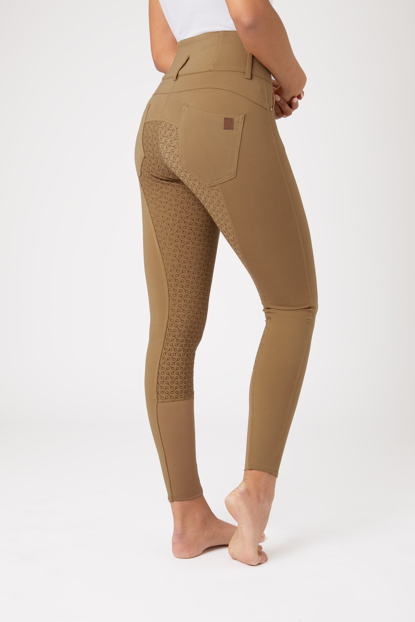 Horze Tara Women's High Waist Full Seat Breeches Womens Breeches
