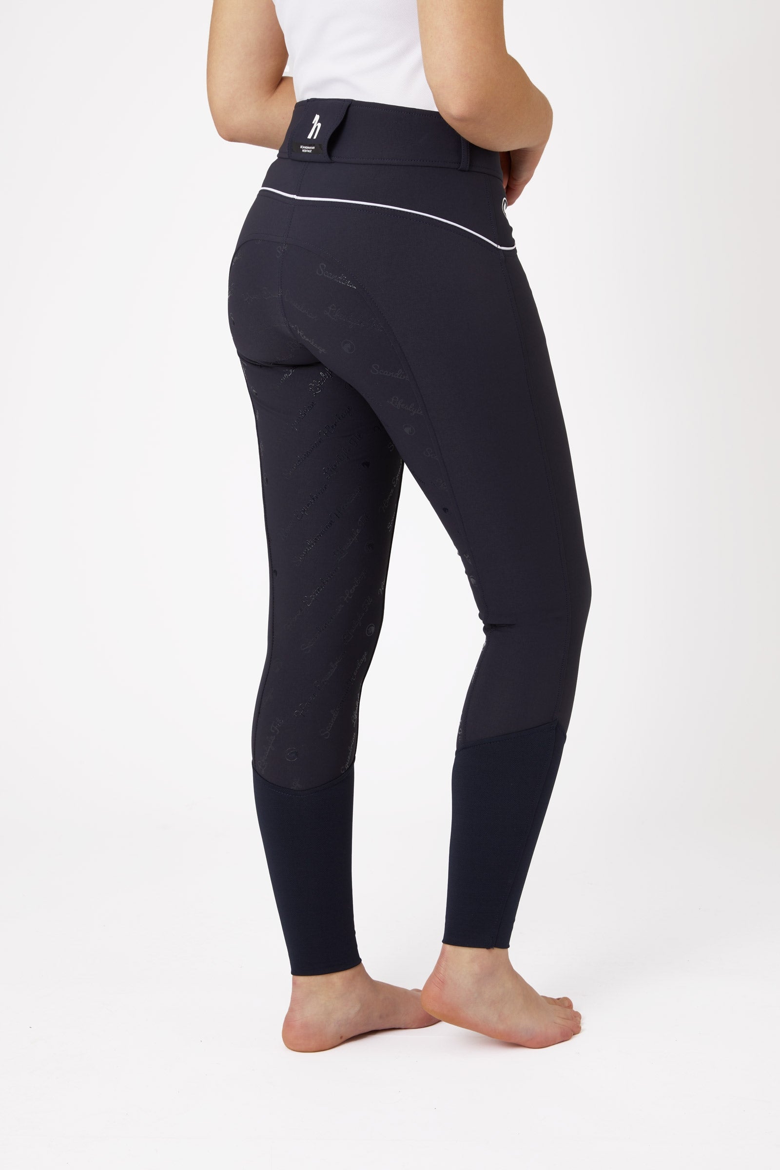 Horze Nordic Performance damskie bryczesy z silikonowym pełnym lejem Womens Breeches