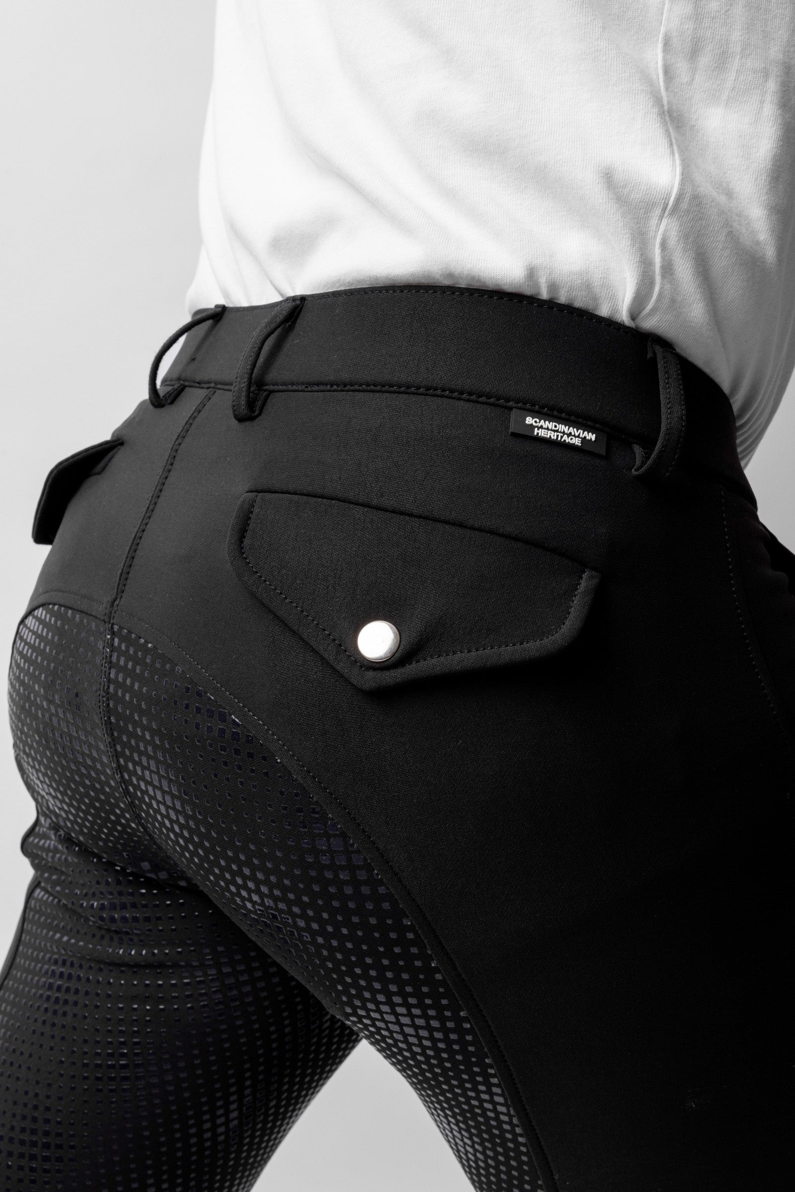 Horze Grand Prix Men's Silicone Full Seat Breeches Mens Riding Clothing