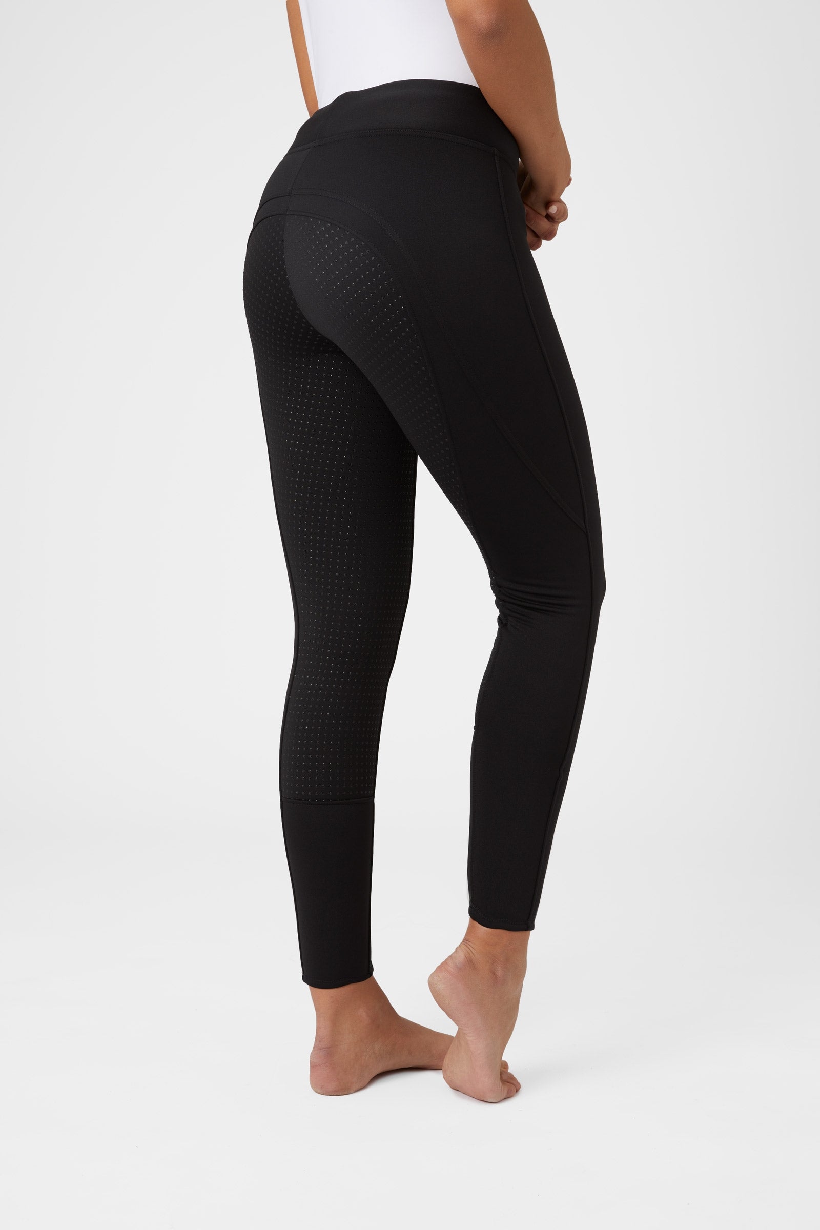 Horze Zimowe Legginsy damskie z silikonowym lejem Active FS Womens Breeches