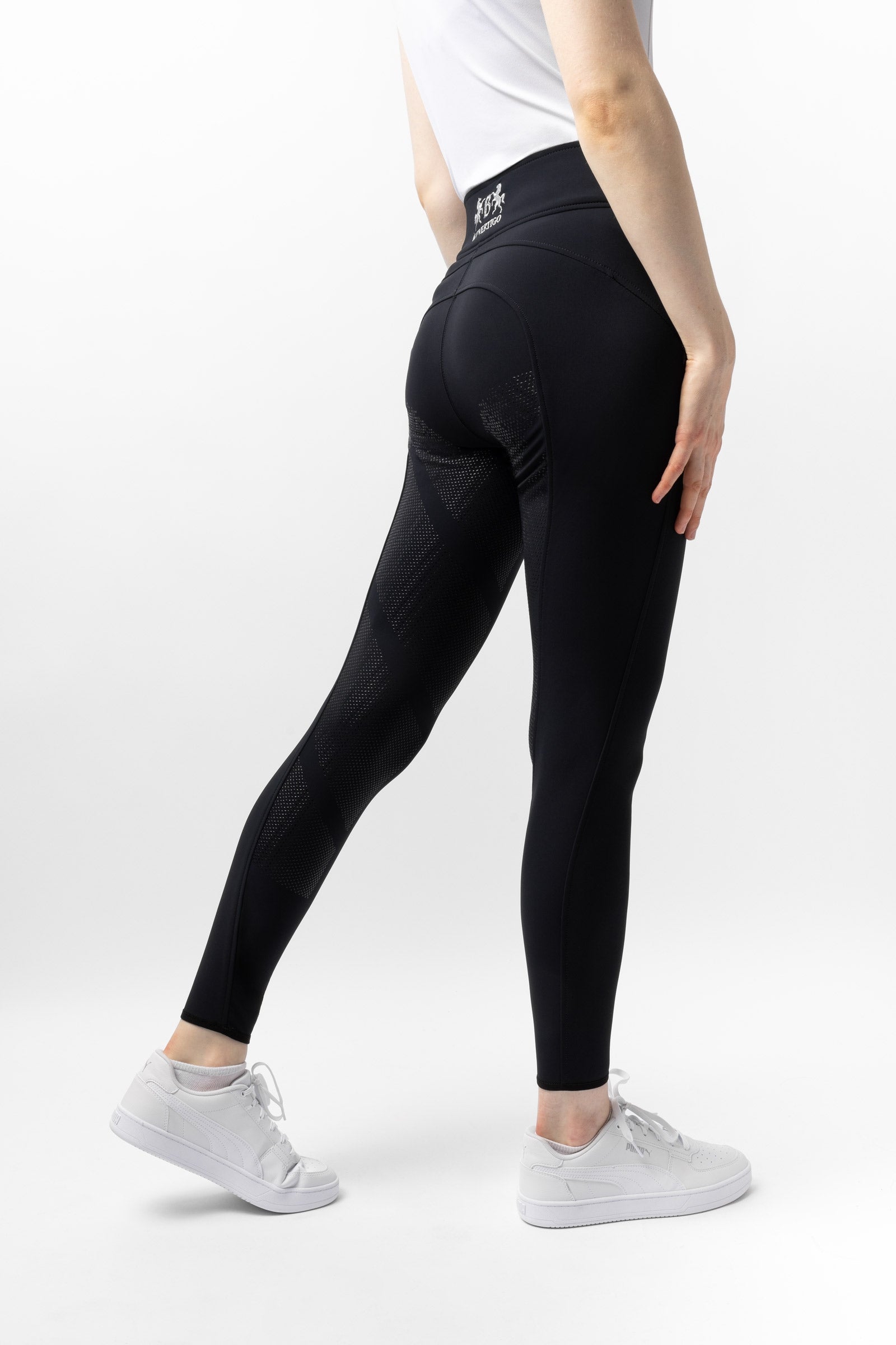 B Vertigo Bryczesy damskie z pełnym silikonowym lejem Justine Thermo Womens Breeches