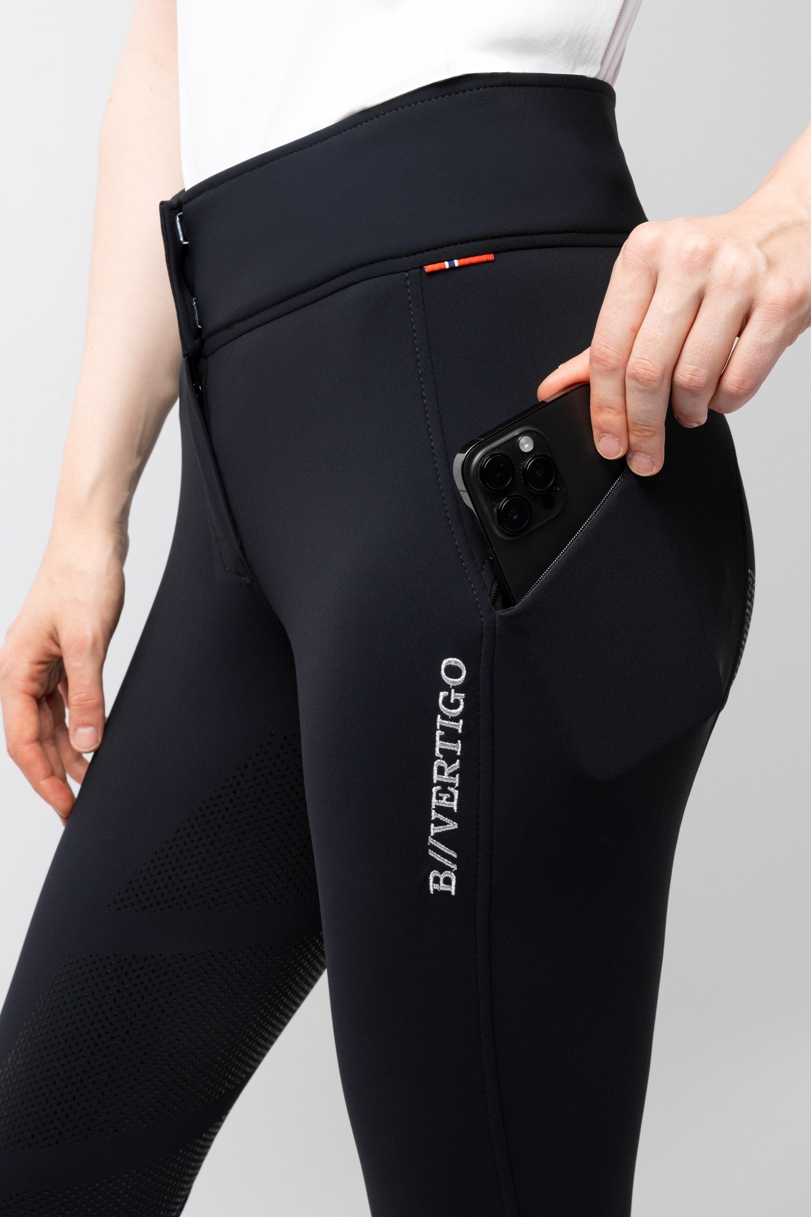 B Vertigo Justine Thermo Silicone Full Seat Breeches for Women Womens Breeches