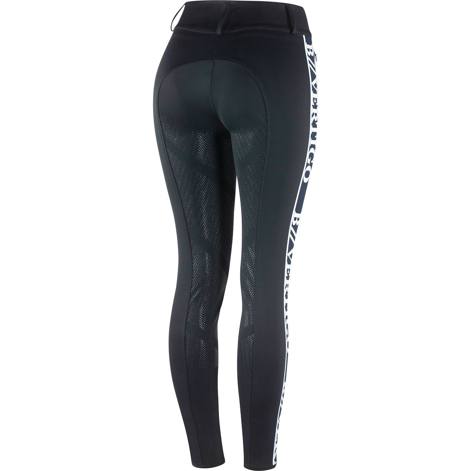 B Vertigo Damskie bryczesy funkcjonalne Horze Angelika z wysokim stanem i pełnym lejem silikonowym Womens Breeches