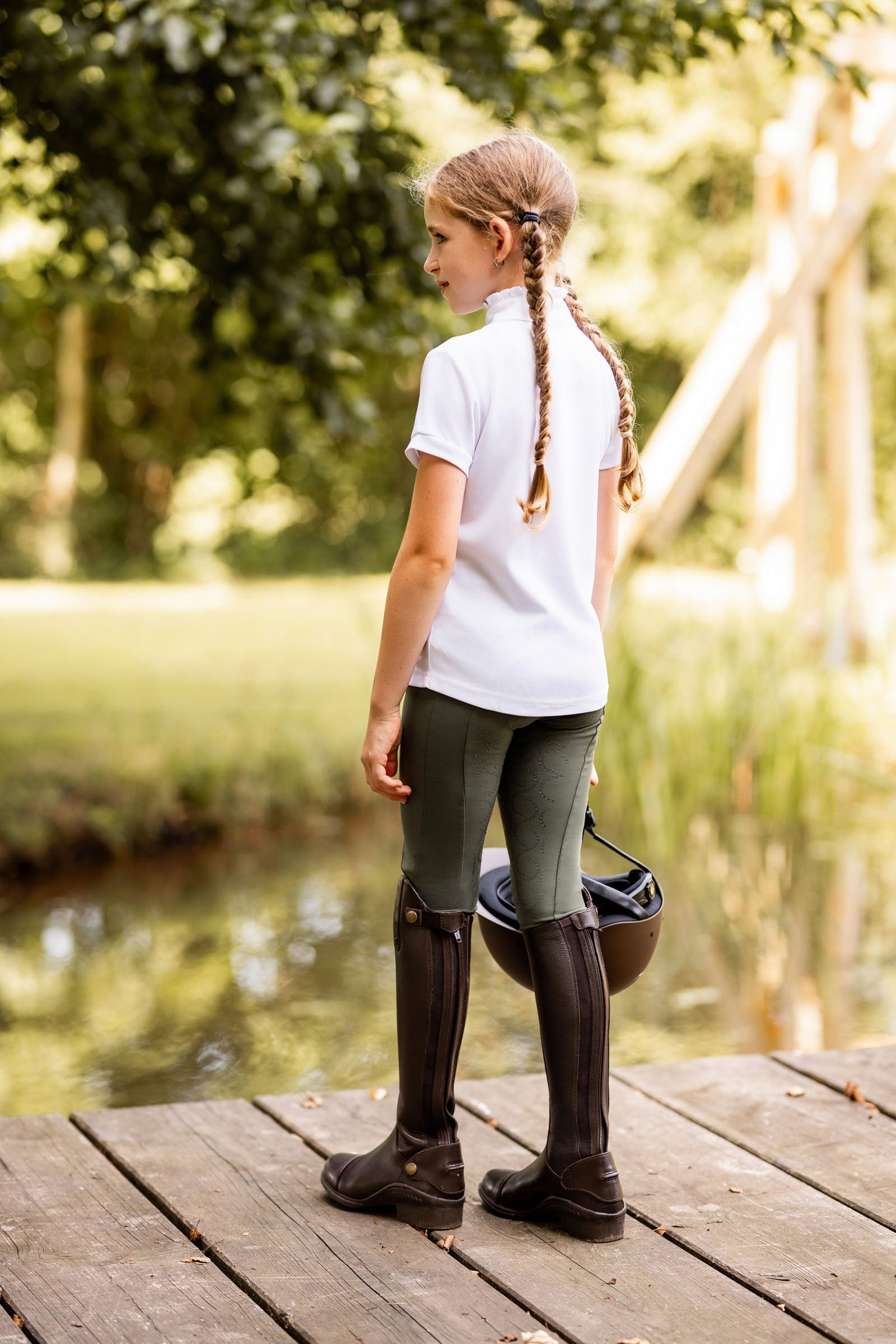 Horze Gillian Kids´ Full Seat Compression Tights Kids Apparel