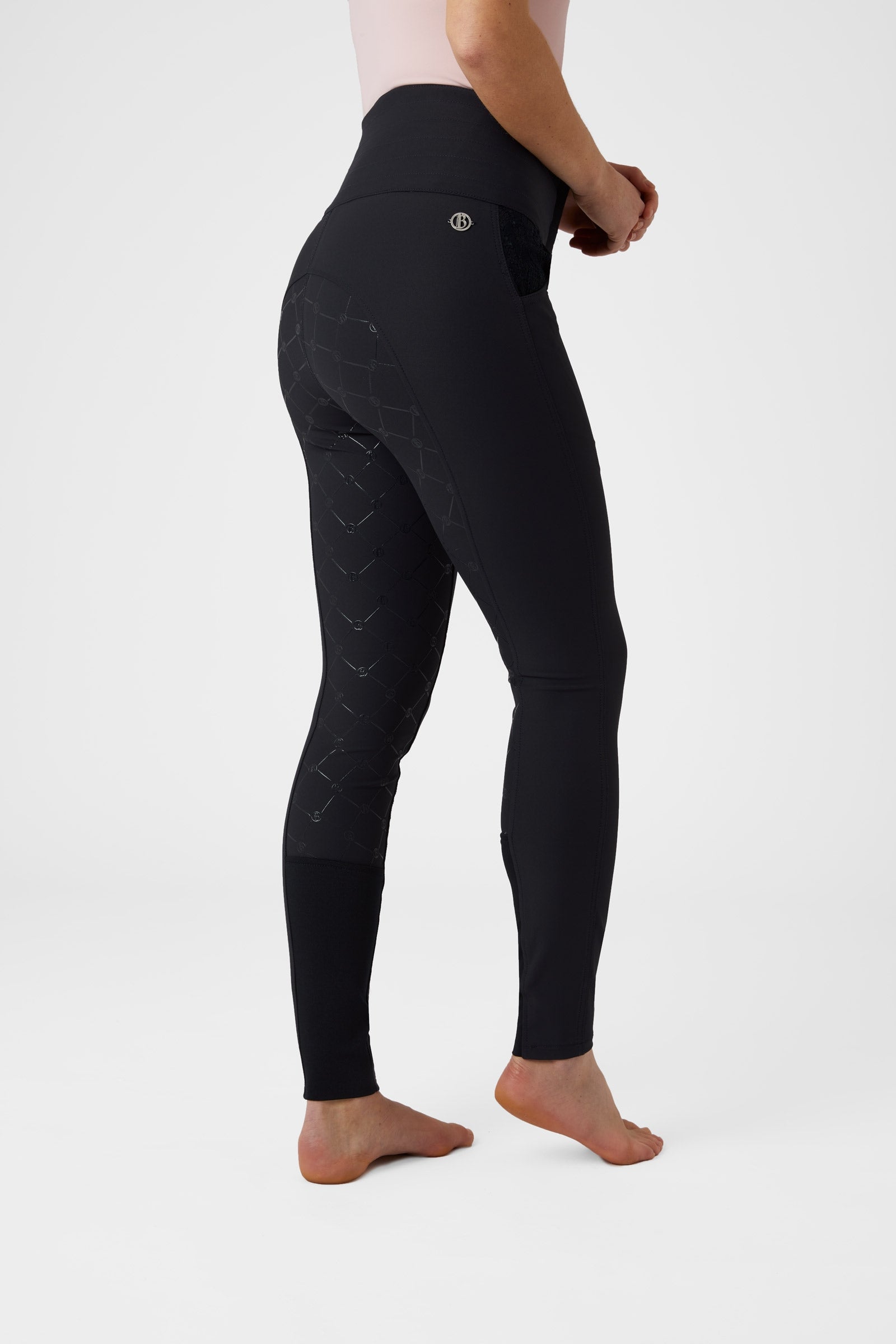 B Vertigo Natalia Damskie bryczesy z koronkowym wykończeniem kieszeni Womens Breeches